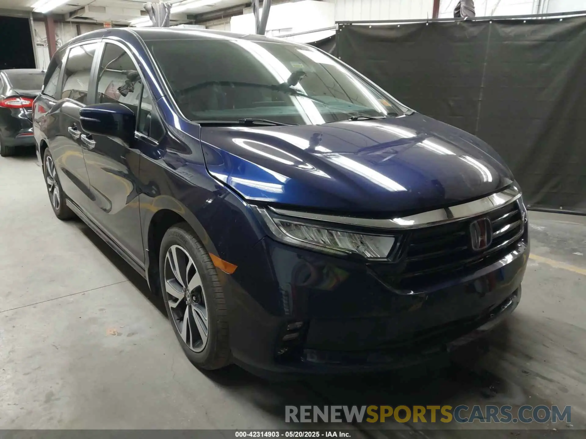 1 Photograph of a damaged car 5FNRL6H80PB037525 HONDA ODYSSEY 2023
