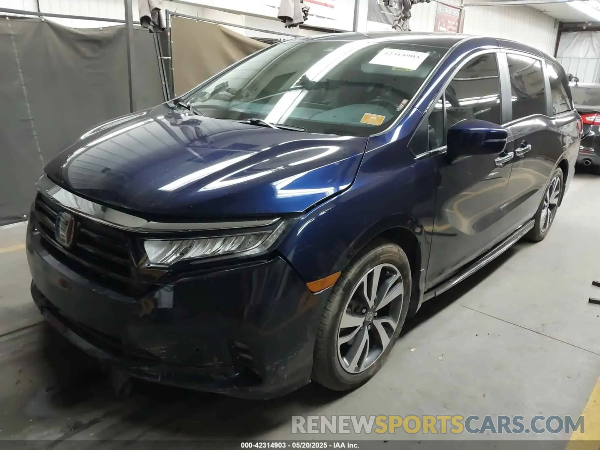 2 Photograph of a damaged car 5FNRL6H80PB037525 HONDA ODYSSEY 2023