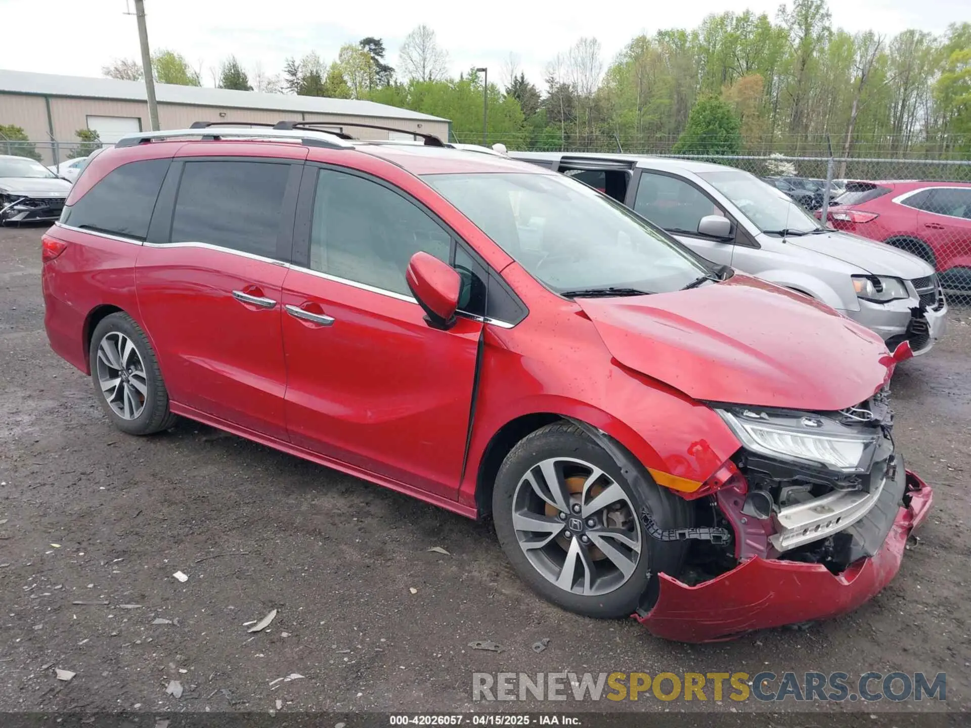 1 Photograph of a damaged car 5FNRL6H80PB048041 HONDA ODYSSEY 2023