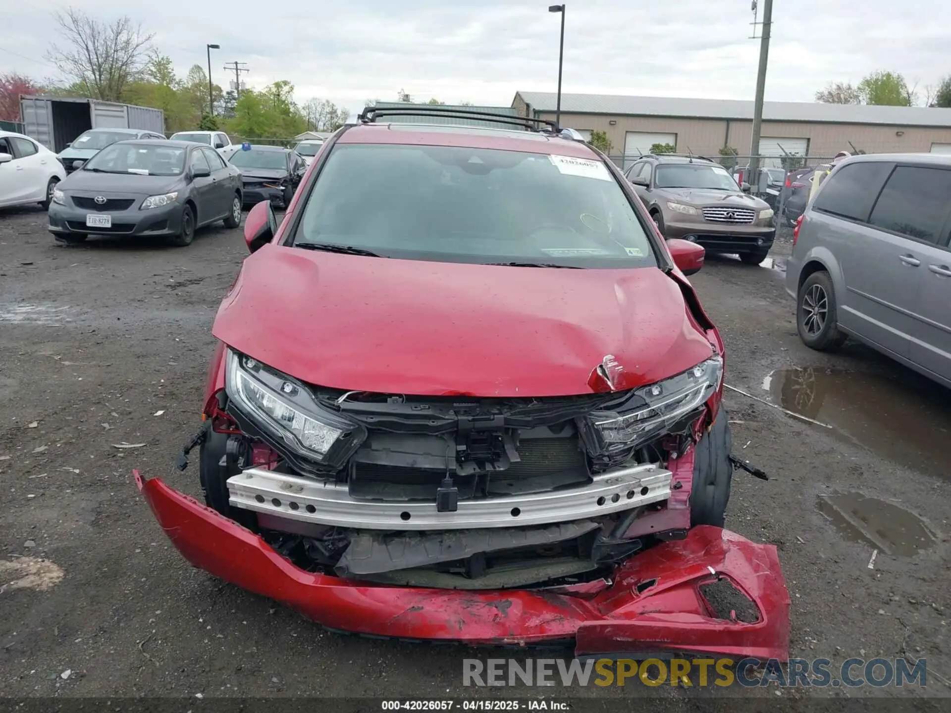 13 Photograph of a damaged car 5FNRL6H80PB048041 HONDA ODYSSEY 2023