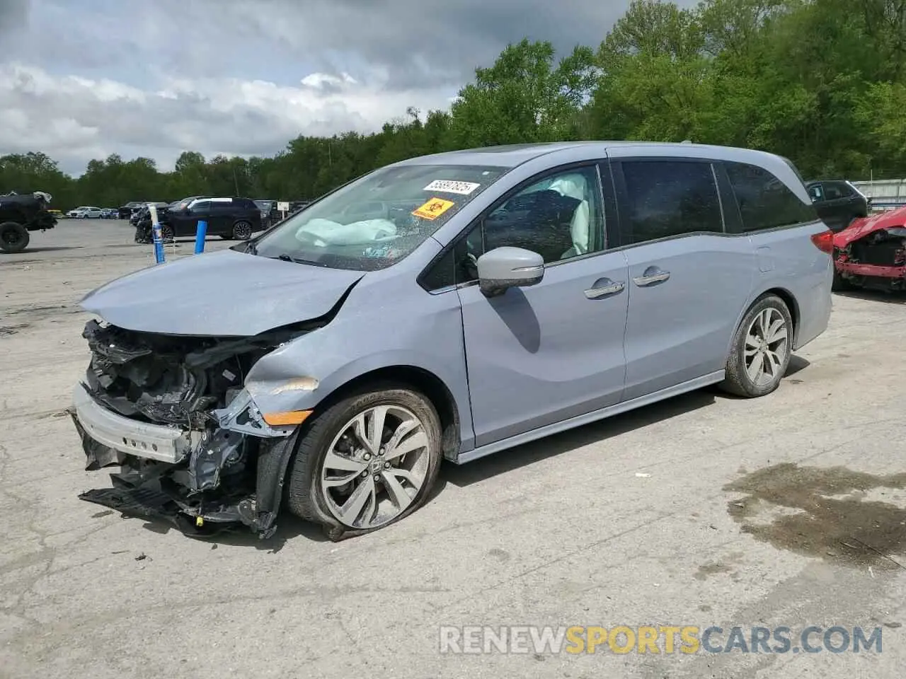 1 Photograph of a damaged car 5FNRL6H80PB057256 HONDA ODYSSEY 2023