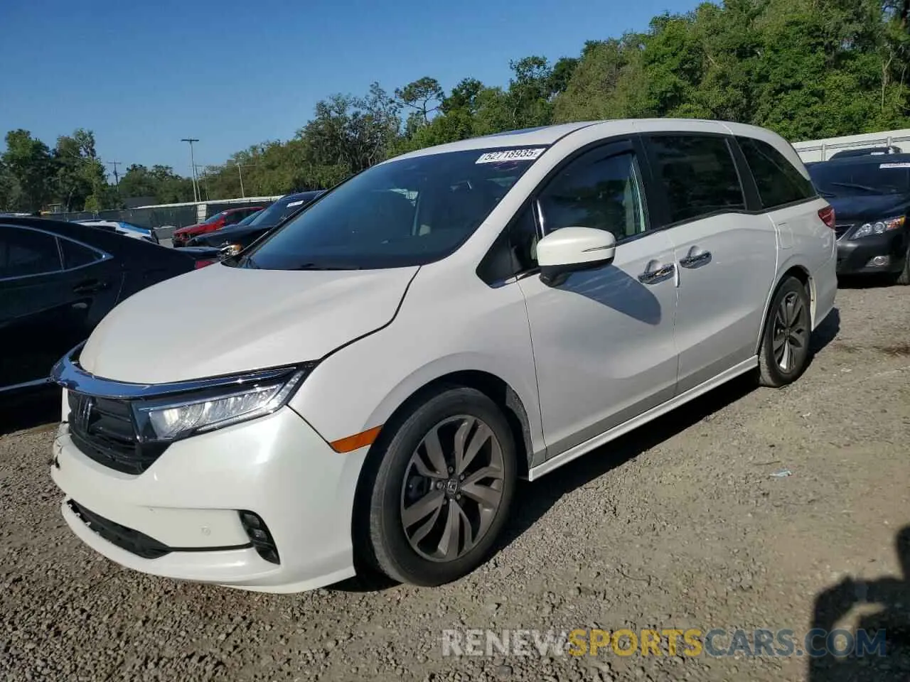1 Photograph of a damaged car 5FNRL6H80PB076731 HONDA ODYSSEY 2023