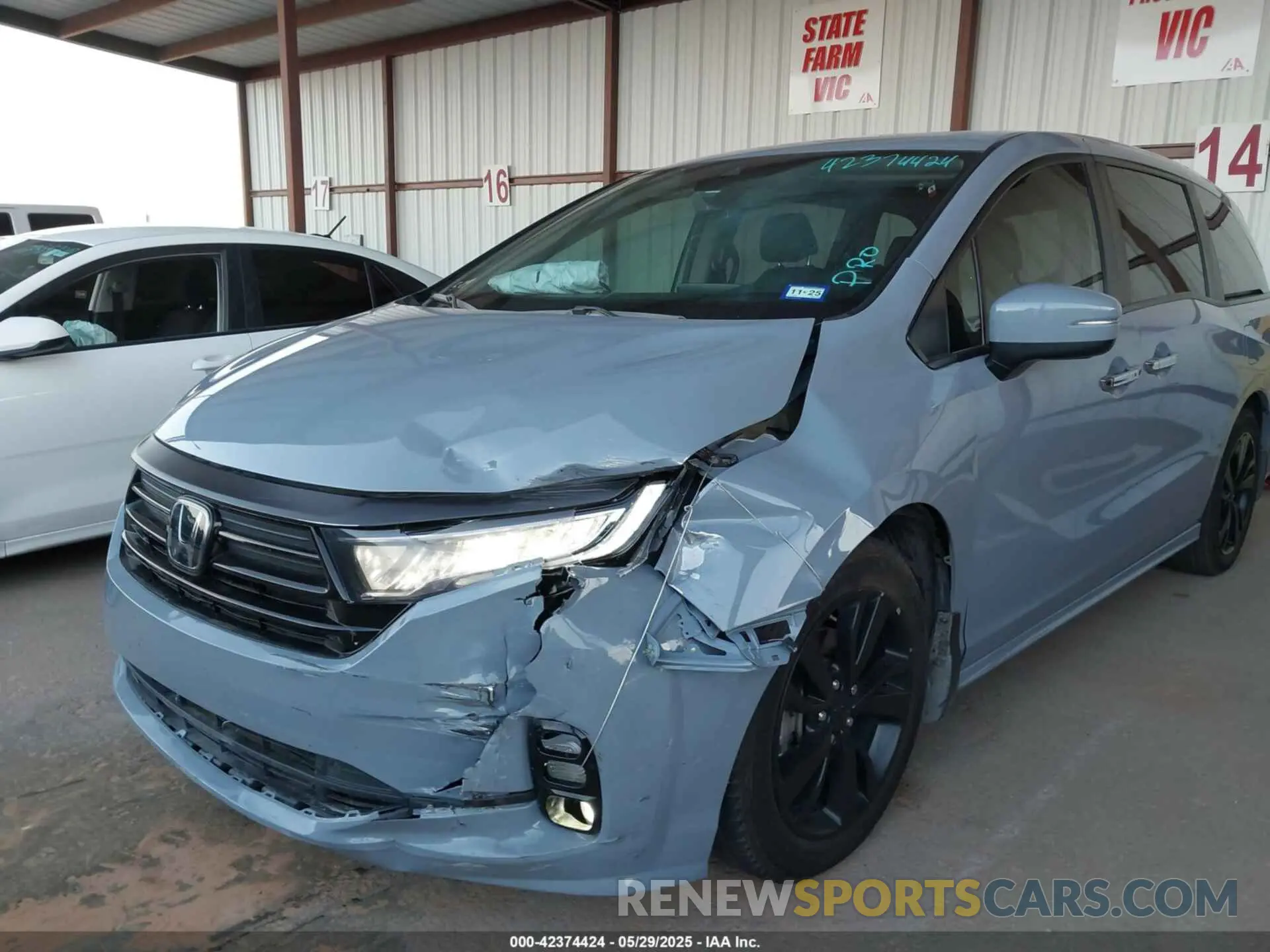 6 Photograph of a damaged car 5FNRL6H81PB013329 HONDA ODYSSEY 2023