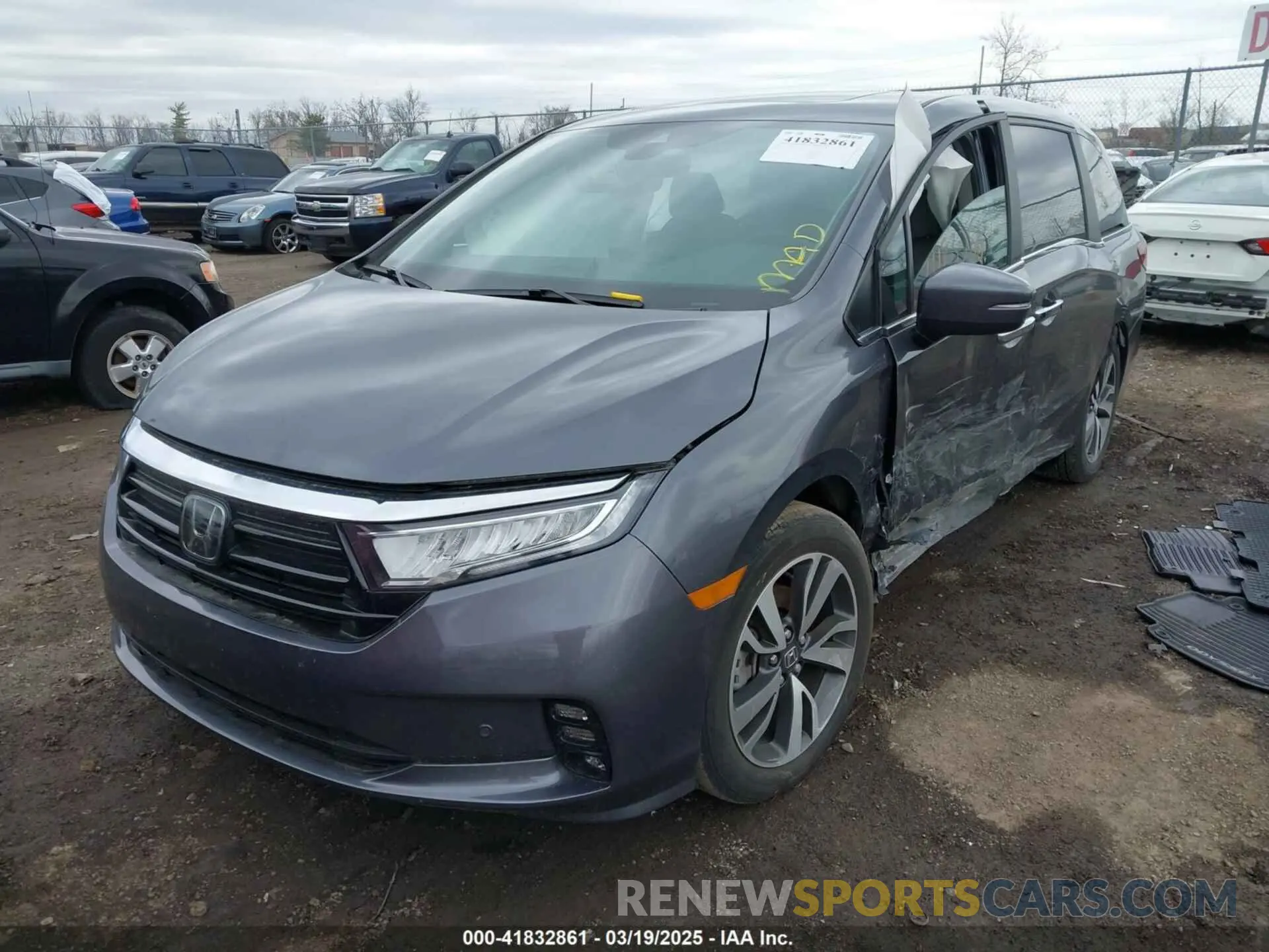 2 Photograph of a damaged car 5FNRL6H81PB067746 HONDA ODYSSEY 2023