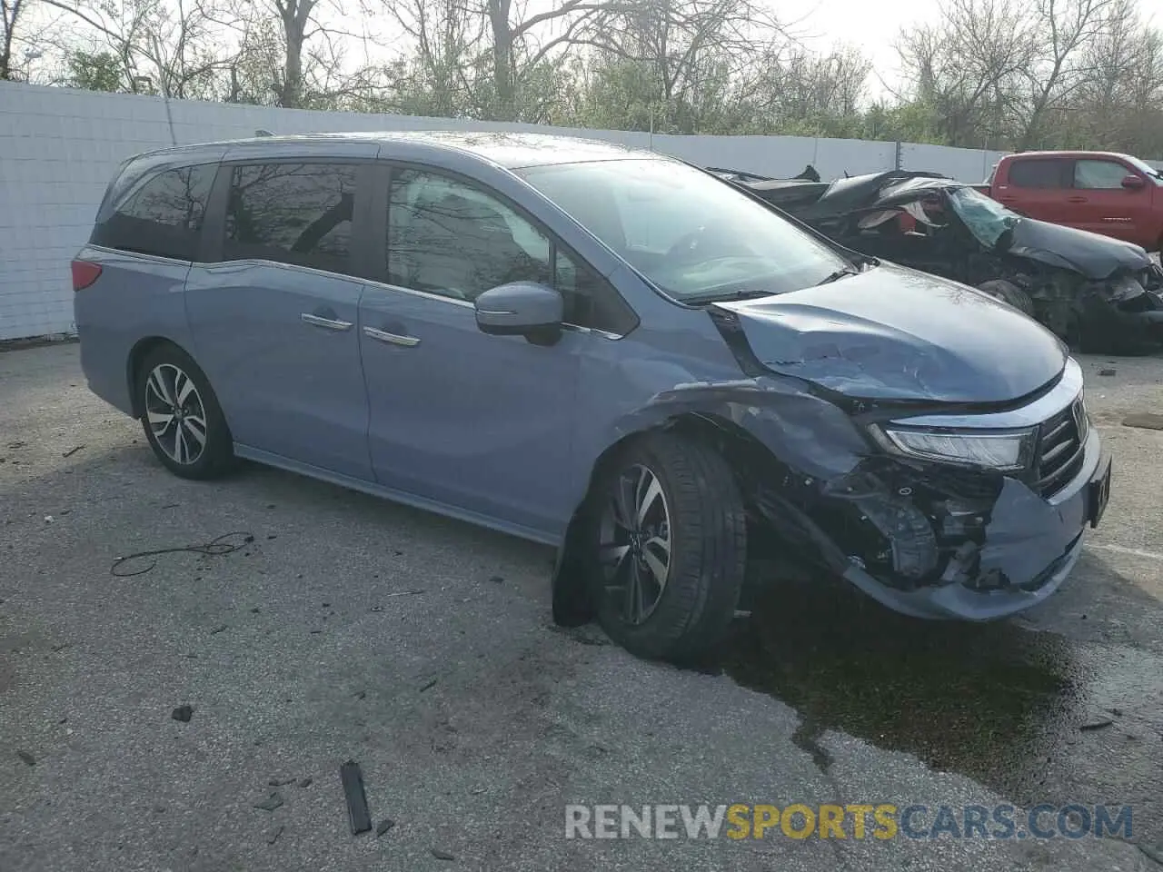 4 Photograph of a damaged car 5FNRL6H83PB053962 HONDA ODYSSEY 2023