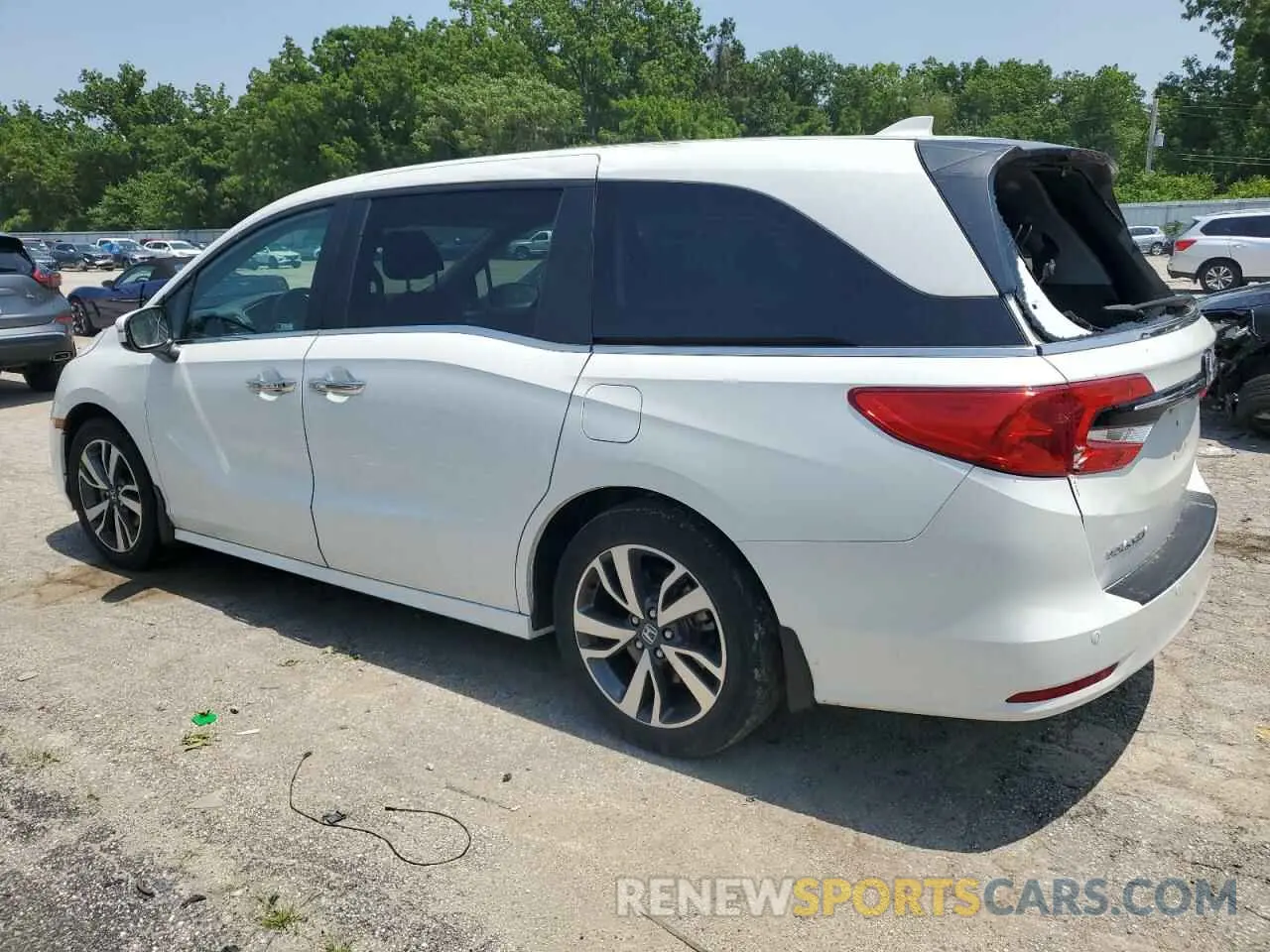 2 Photograph of a damaged car 5FNRL6H84PB016614 HONDA ODYSSEY 2023