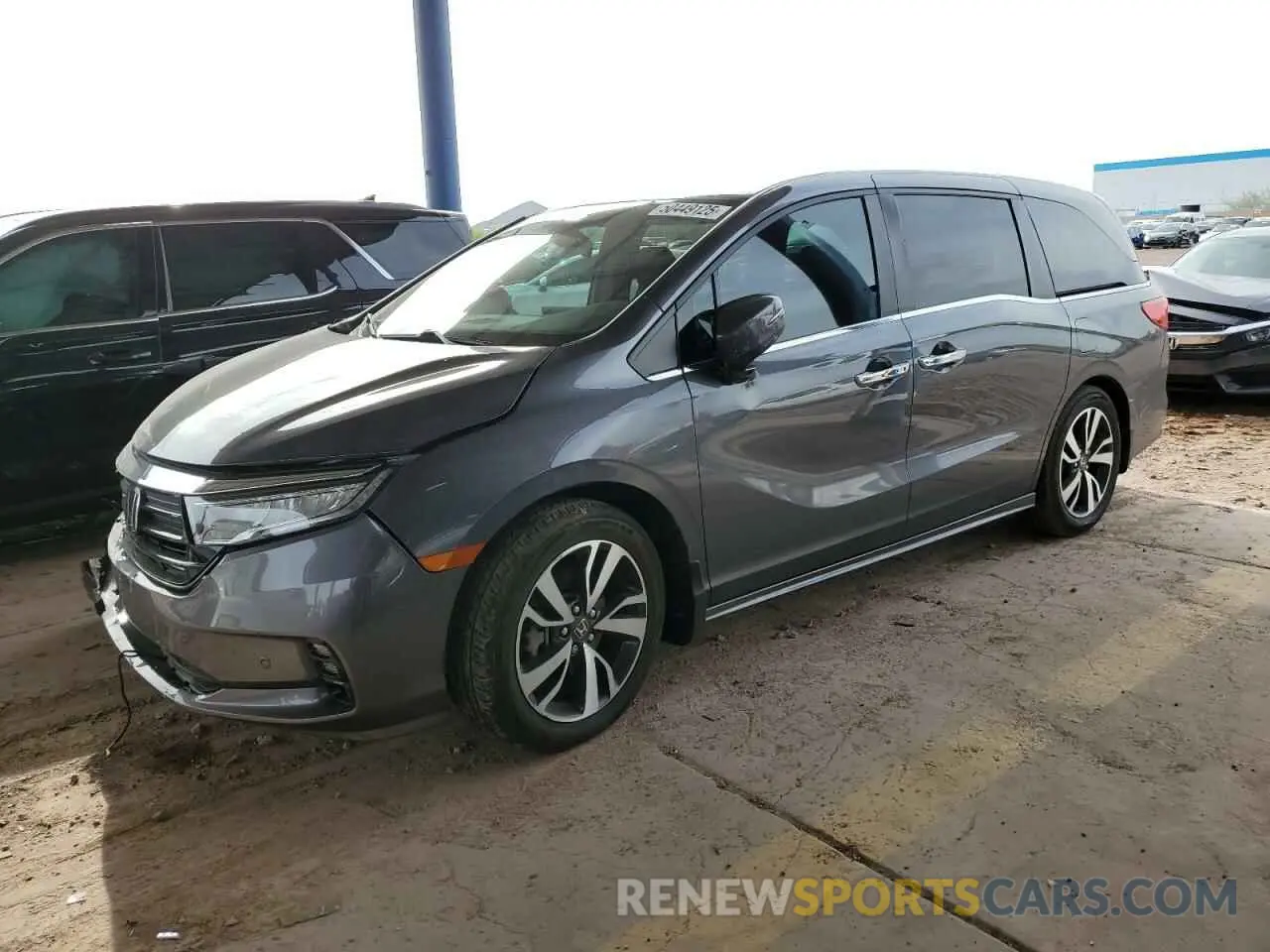 1 Photograph of a damaged car 5FNRL6H84PB052609 HONDA ODYSSEY 2023