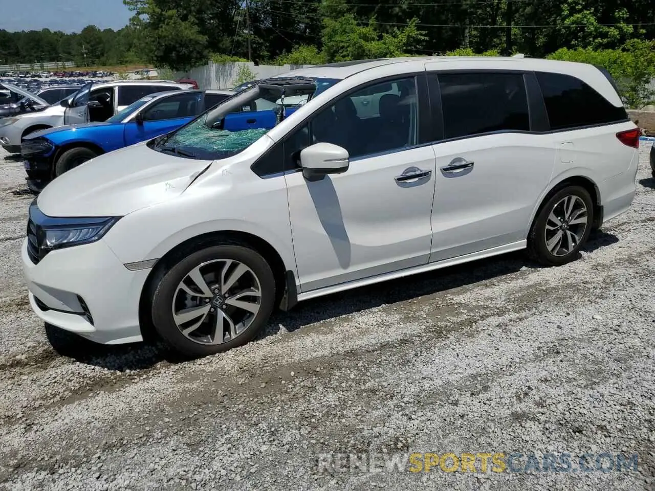1 Photograph of a damaged car 5FNRL6H84PB071841 HONDA ODYSSEY 2023