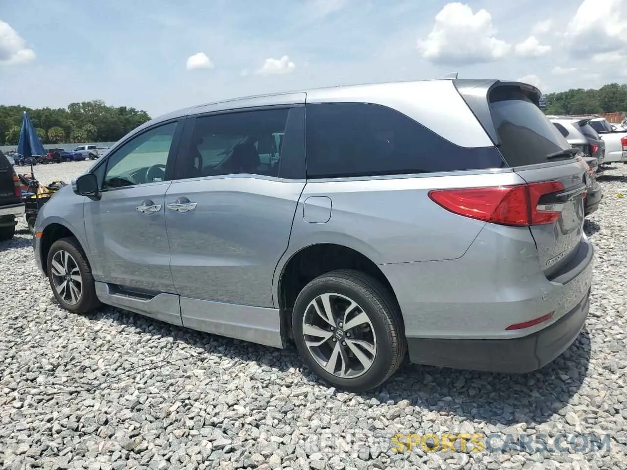 2 Photograph of a damaged car 5FNRL6H85PB000292 HONDA ODYSSEY 2023