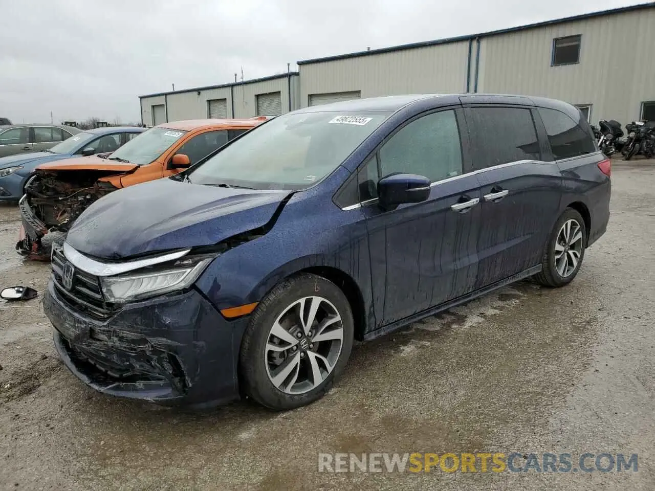 1 Photograph of a damaged car 5FNRL6H85PB059486 HONDA ODYSSEY 2023