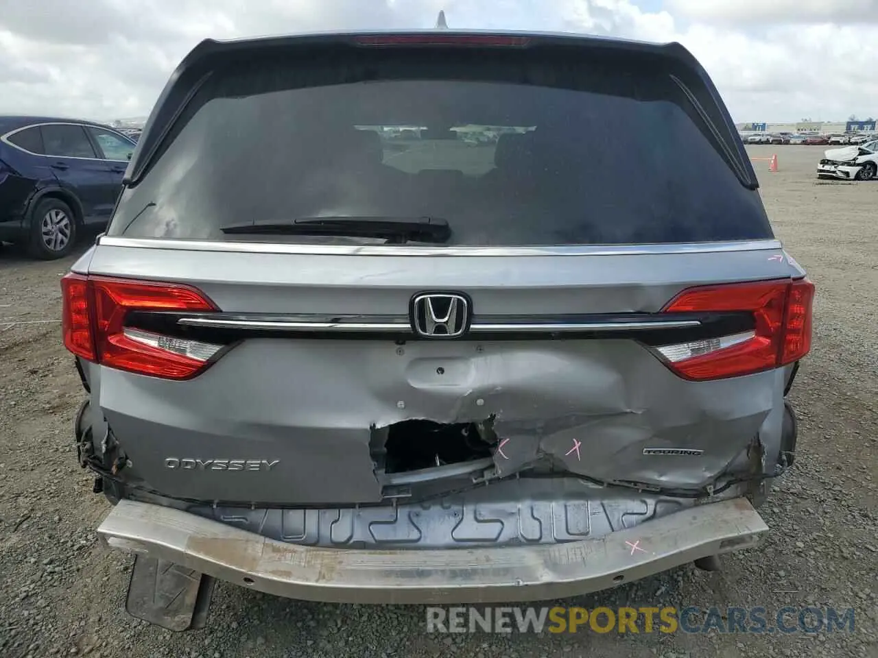 6 Photograph of a damaged car 5FNRL6H86PB032605 HONDA ODYSSEY 2023