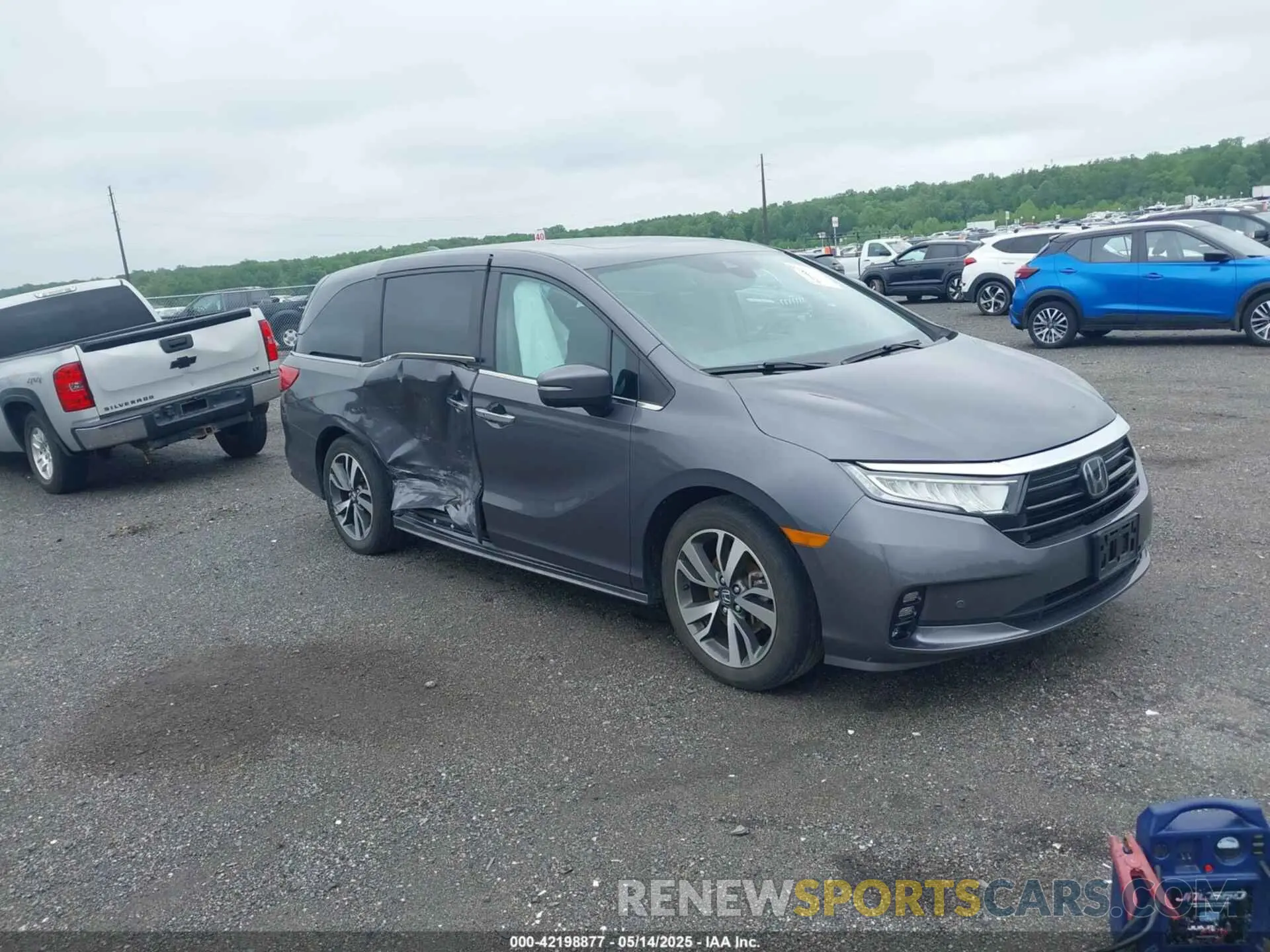 1 Photograph of a damaged car 5FNRL6H87PB019264 HONDA ODYSSEY 2023