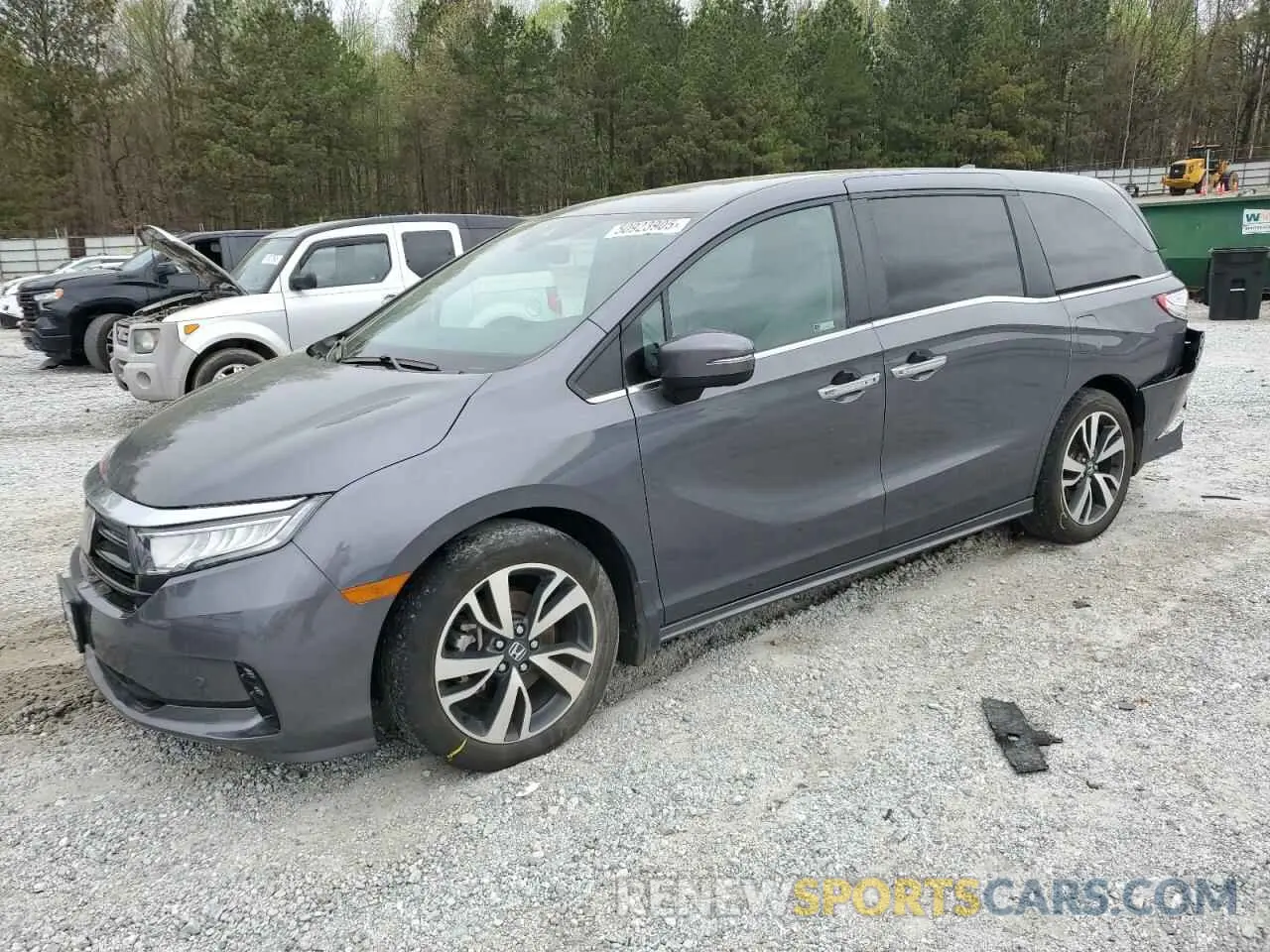 1 Photograph of a damaged car 5FNRL6H87PB042110 HONDA ODYSSEY 2023