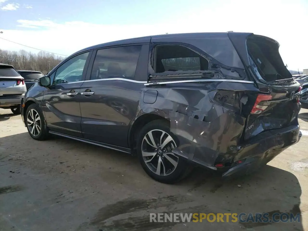 2 Photograph of a damaged car 5FNRL6H89PB078302 HONDA ODYSSEY 2023