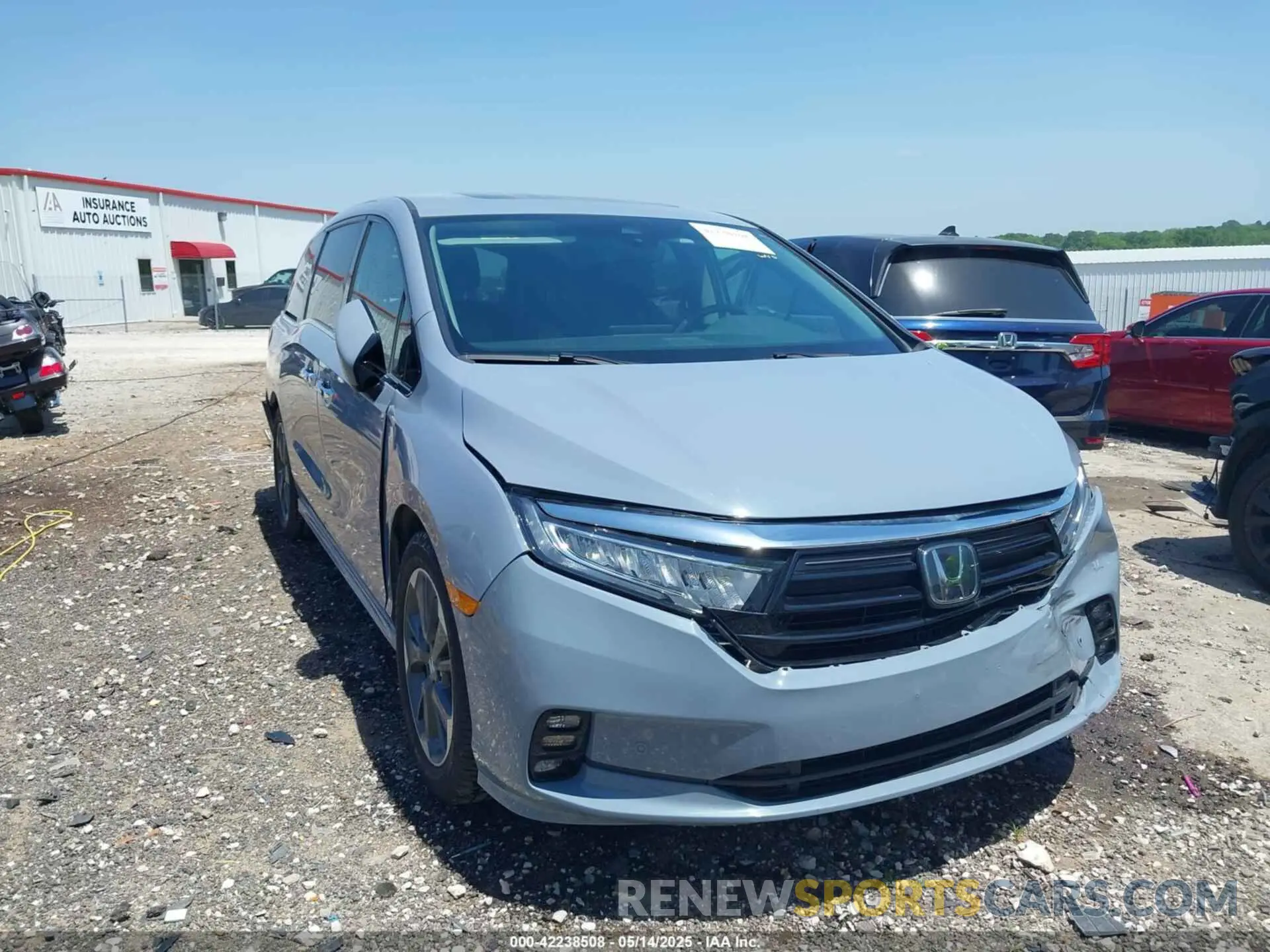 1 Photograph of a damaged car 5FNRL6H93PB051458 HONDA ODYSSEY 2023