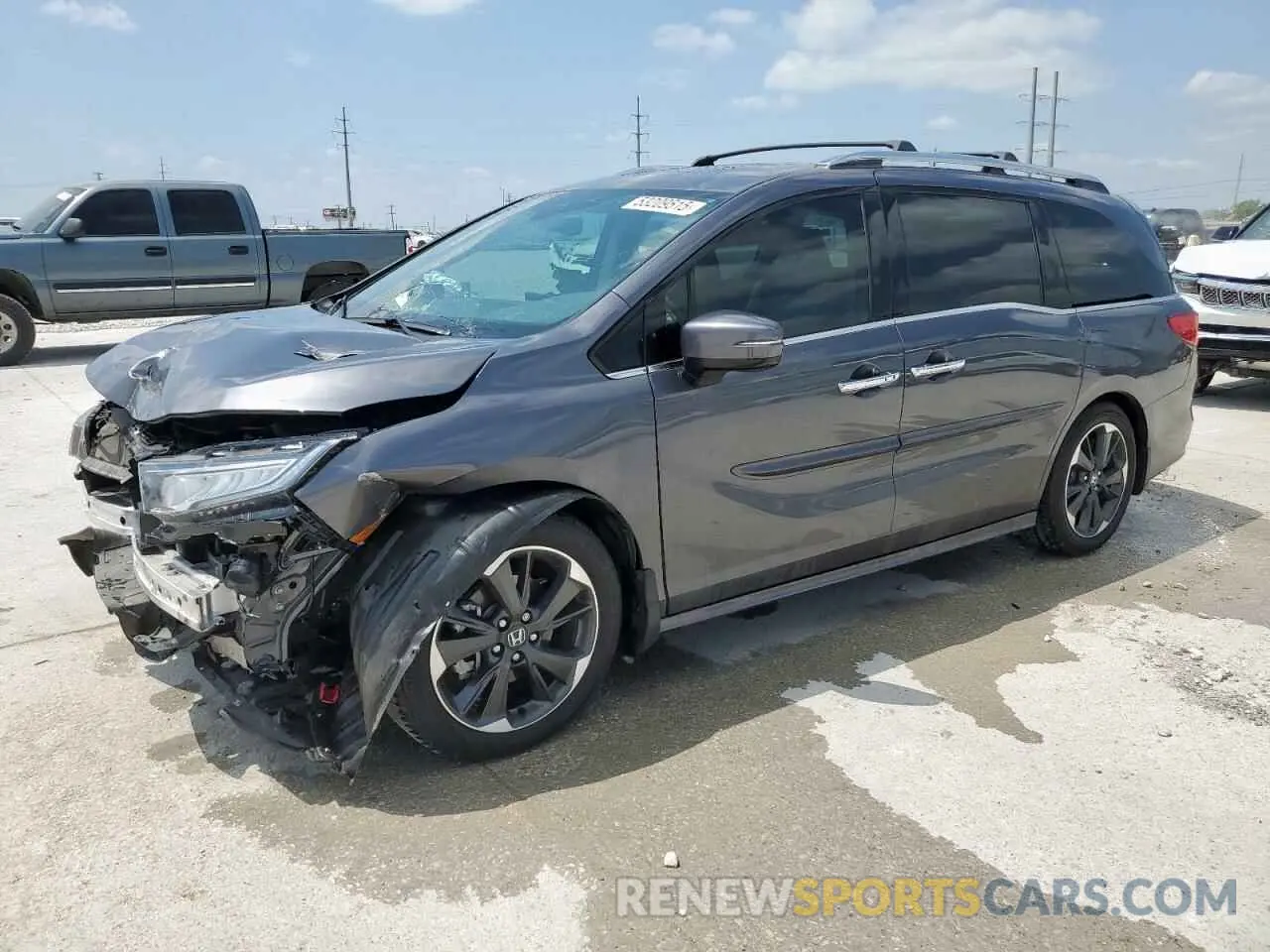 1 Photograph of a damaged car 5FNRL6H96PB039966 HONDA ODYSSEY 2023