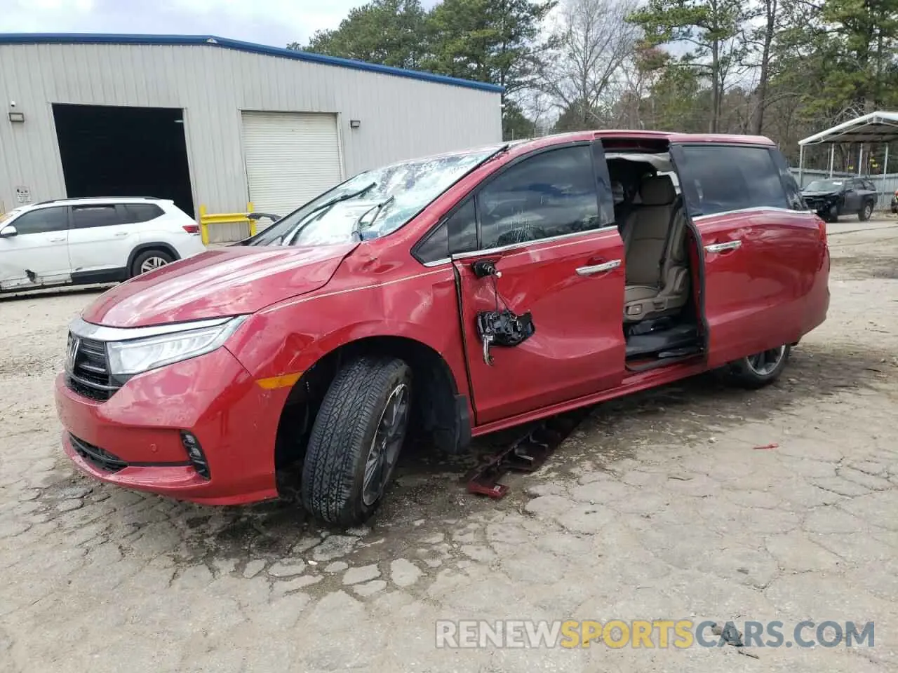 1 Photograph of a damaged car 5FNRL6H97PB041855 HONDA ODYSSEY 2023