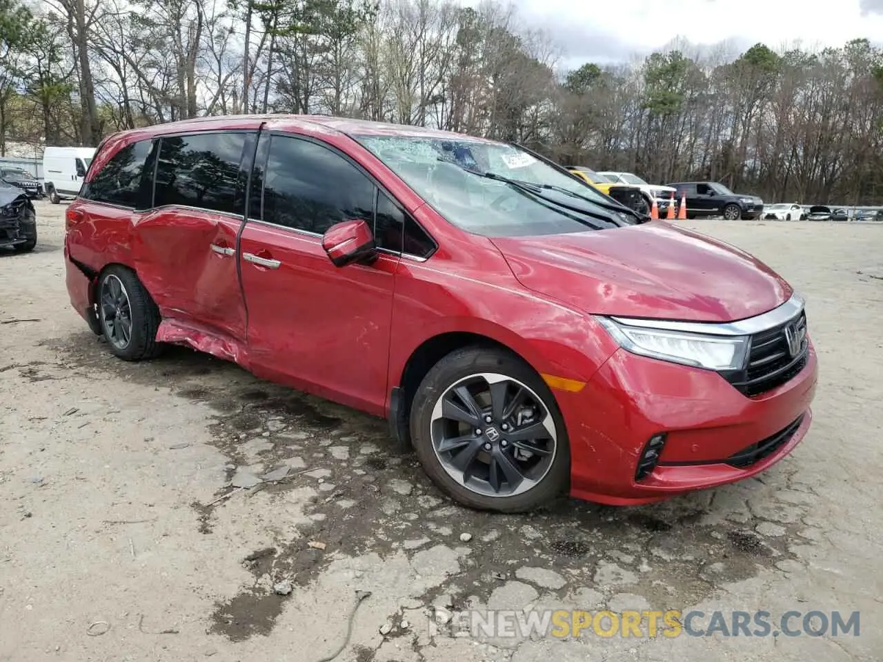 4 Photograph of a damaged car 5FNRL6H97PB041855 HONDA ODYSSEY 2023