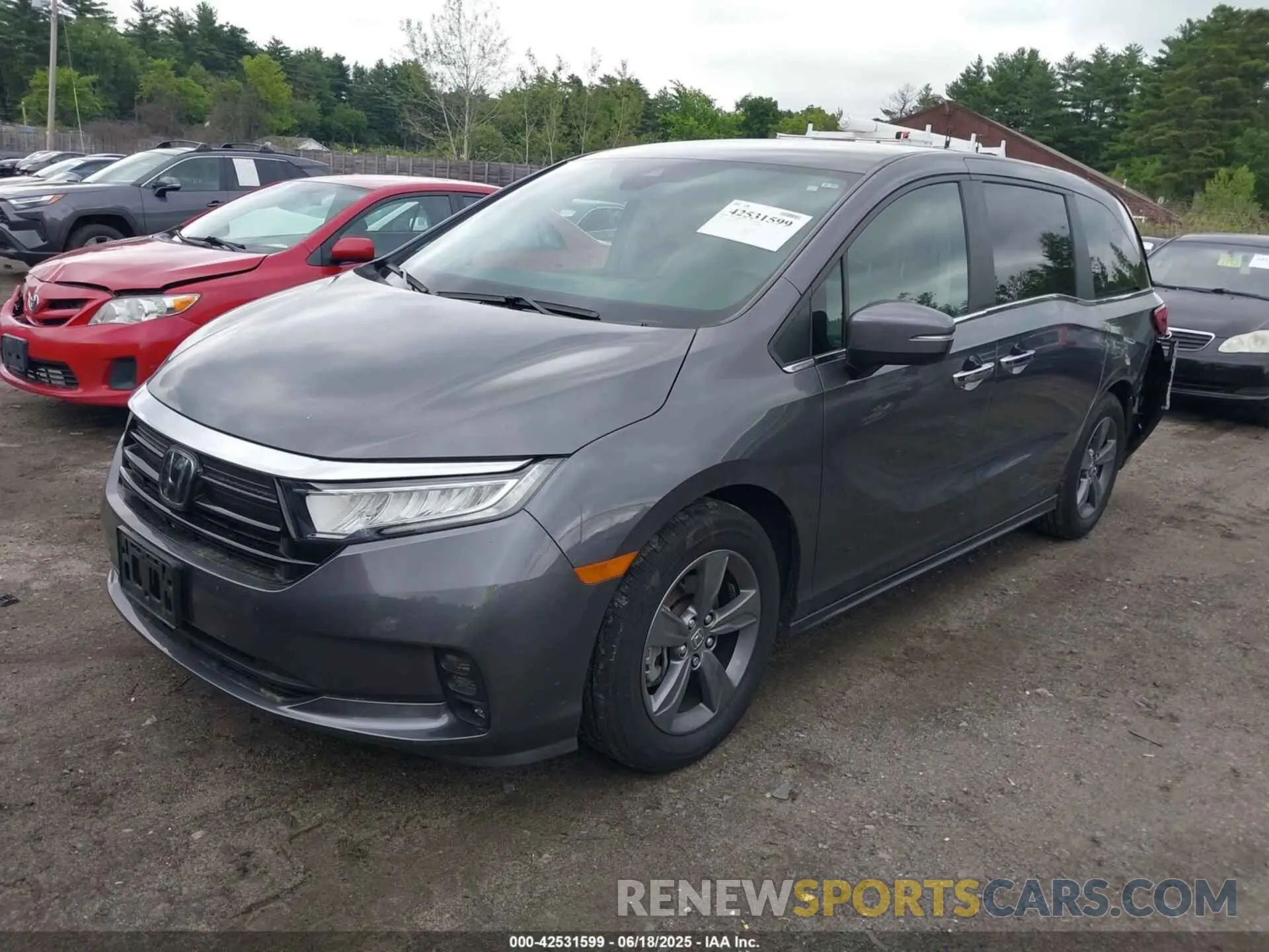 2 Photograph of a damaged car 5FNRL6H58RB074847 HONDA ODYSSEY 2024