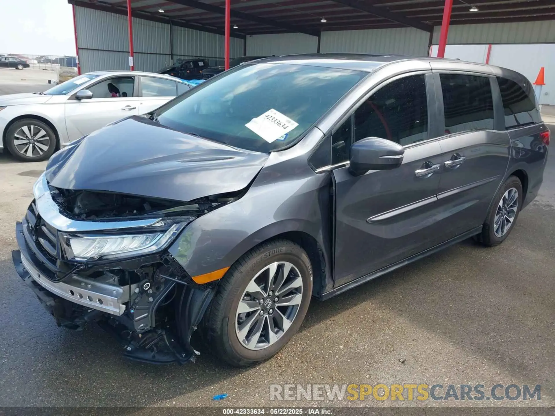 2 Photograph of a damaged car 5FNRL6H61RB047000 HONDA ODYSSEY 2024