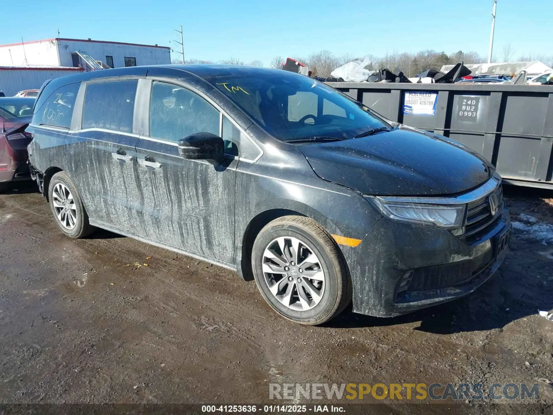 1 Photograph of a damaged car 5FNRL6H63RB057902 HONDA ODYSSEY 2024