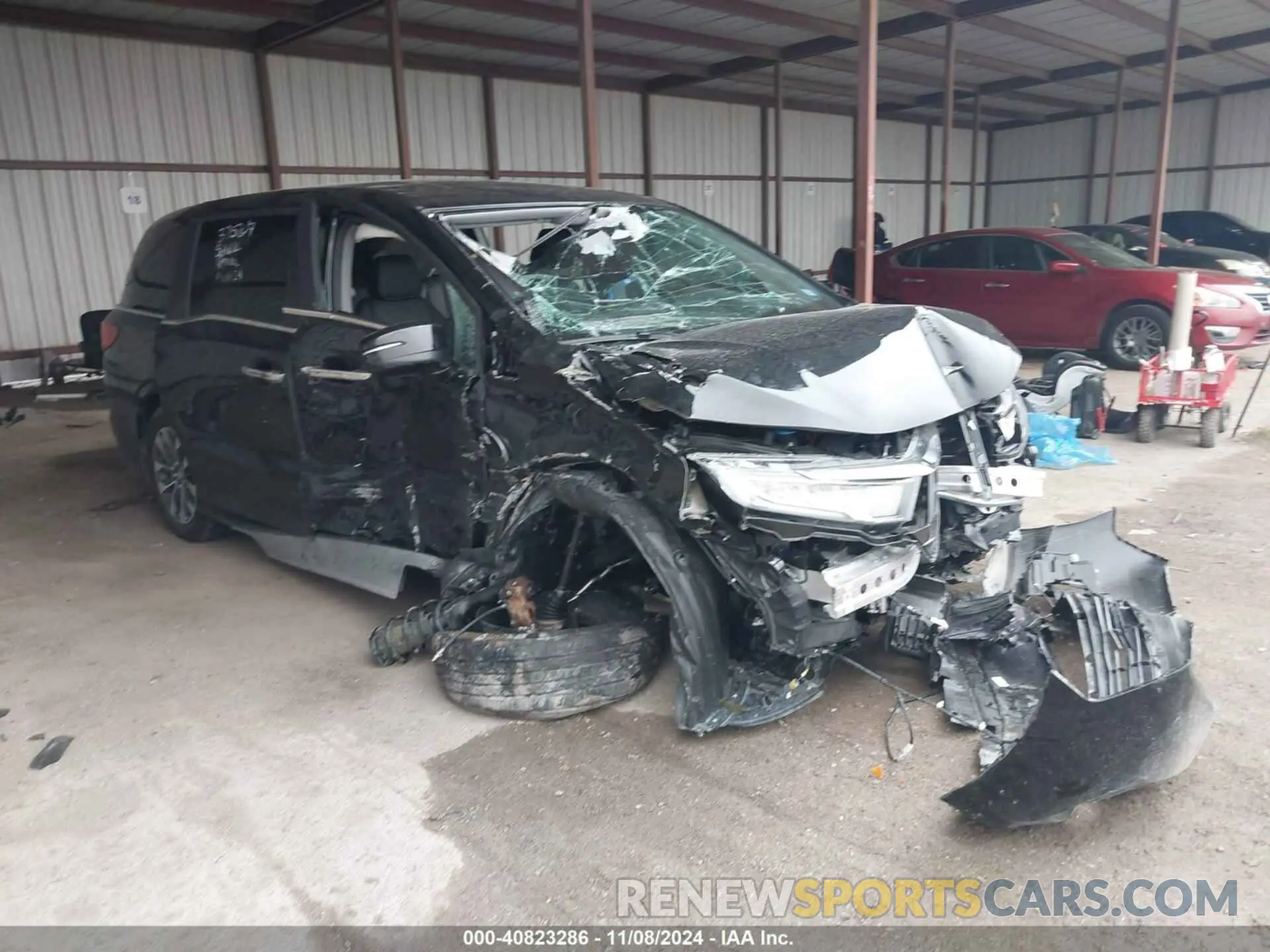 1 Photograph of a damaged car 5FNRL6H65RB018602 HONDA ODYSSEY 2024
