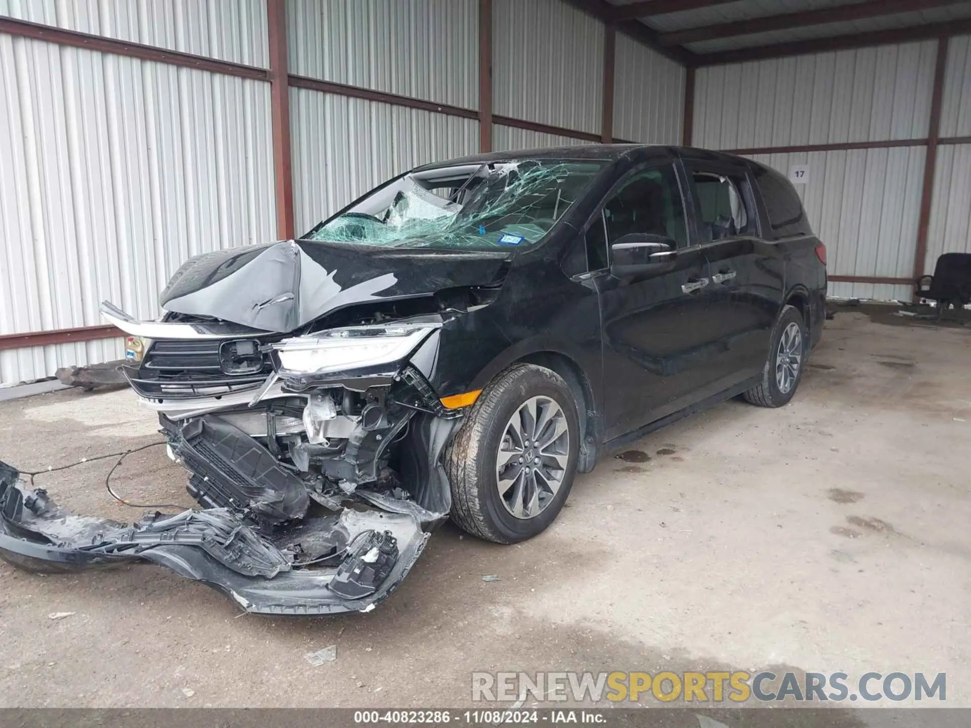 2 Photograph of a damaged car 5FNRL6H65RB018602 HONDA ODYSSEY 2024