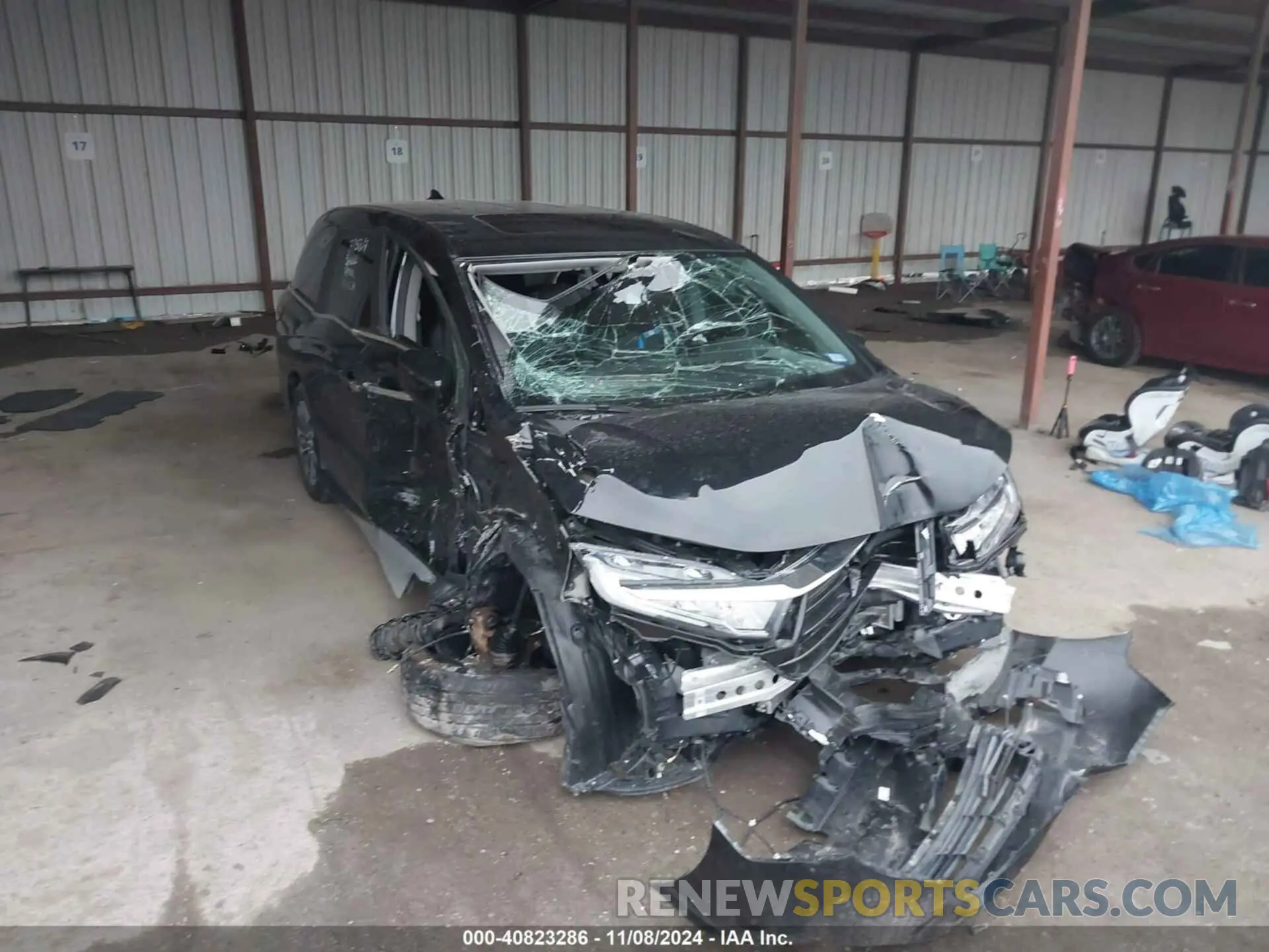 6 Photograph of a damaged car 5FNRL6H65RB018602 HONDA ODYSSEY 2024