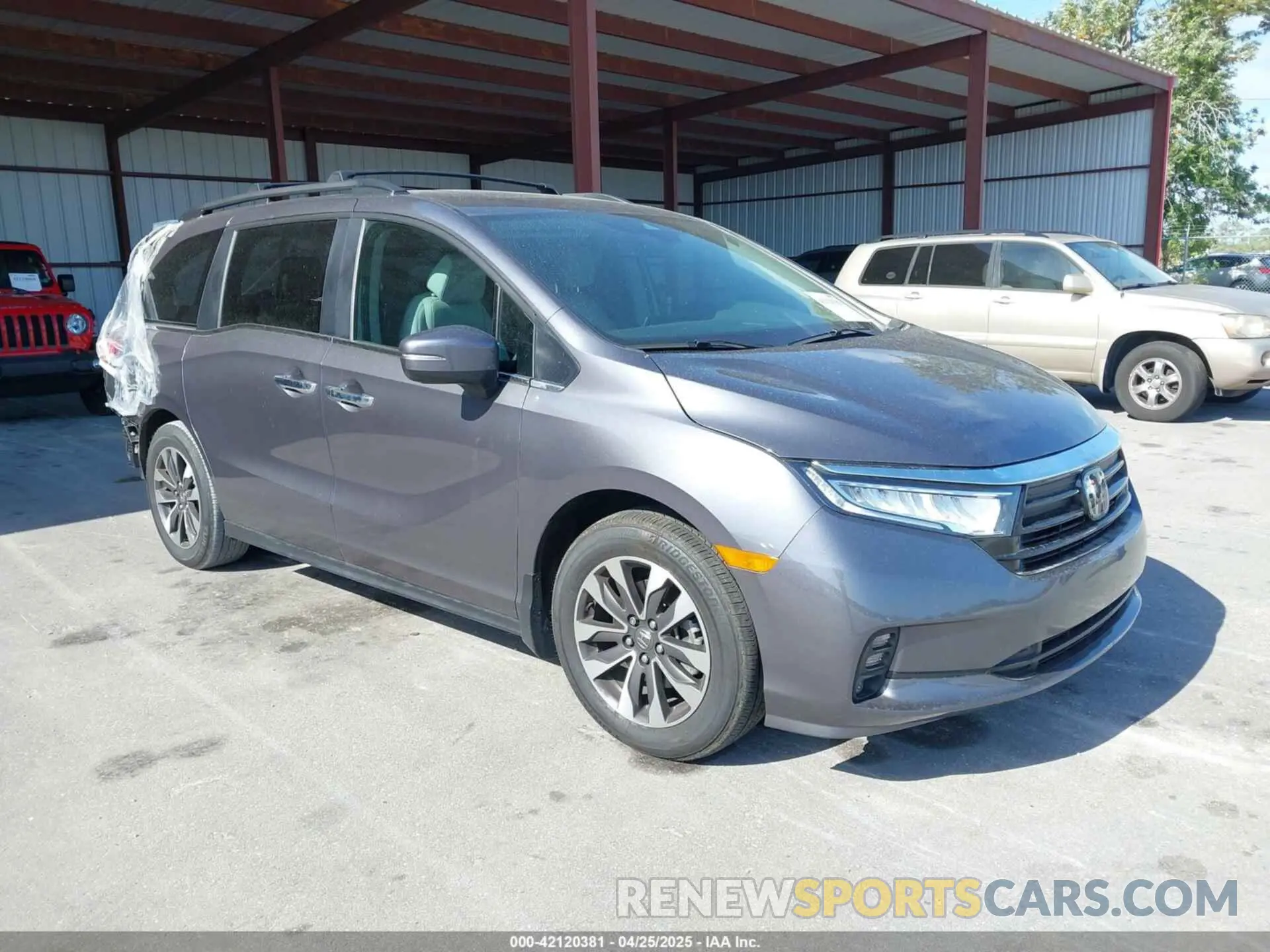 1 Photograph of a damaged car 5FNRL6H65RB069145 HONDA ODYSSEY 2024