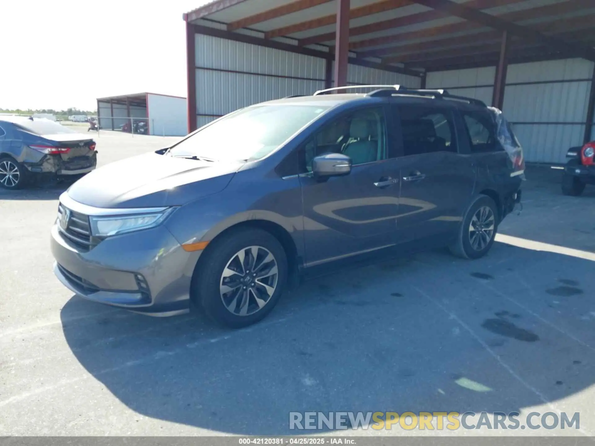 2 Photograph of a damaged car 5FNRL6H65RB069145 HONDA ODYSSEY 2024