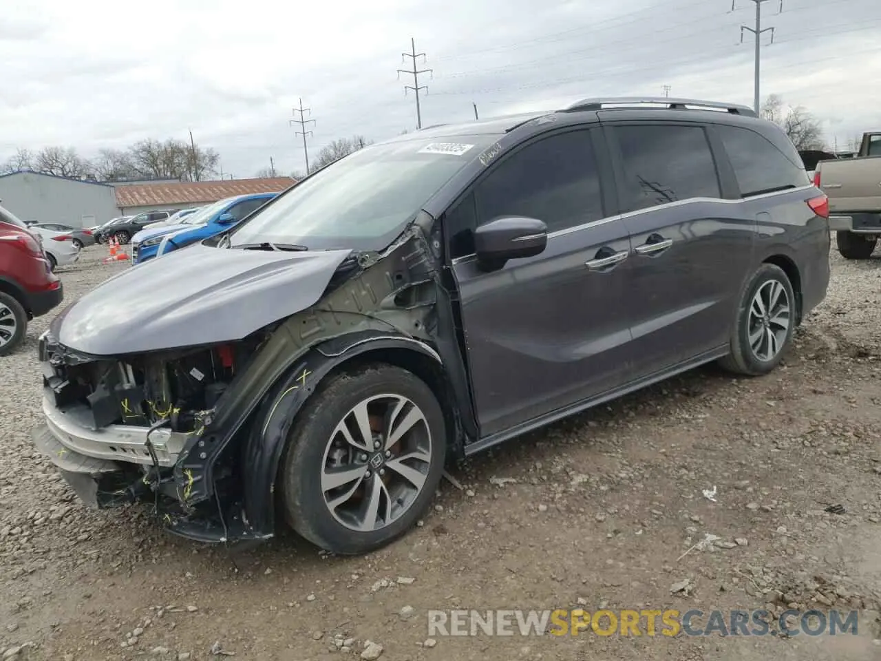 1 Photograph of a damaged car 5FNRL6H80RB002678 HONDA ODYSSEY 2024