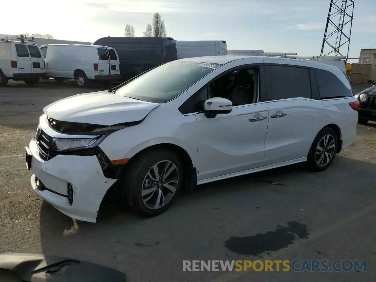 1 Photograph of a damaged car 5FNRL6H86RB000370 HONDA ODYSSEY 2024