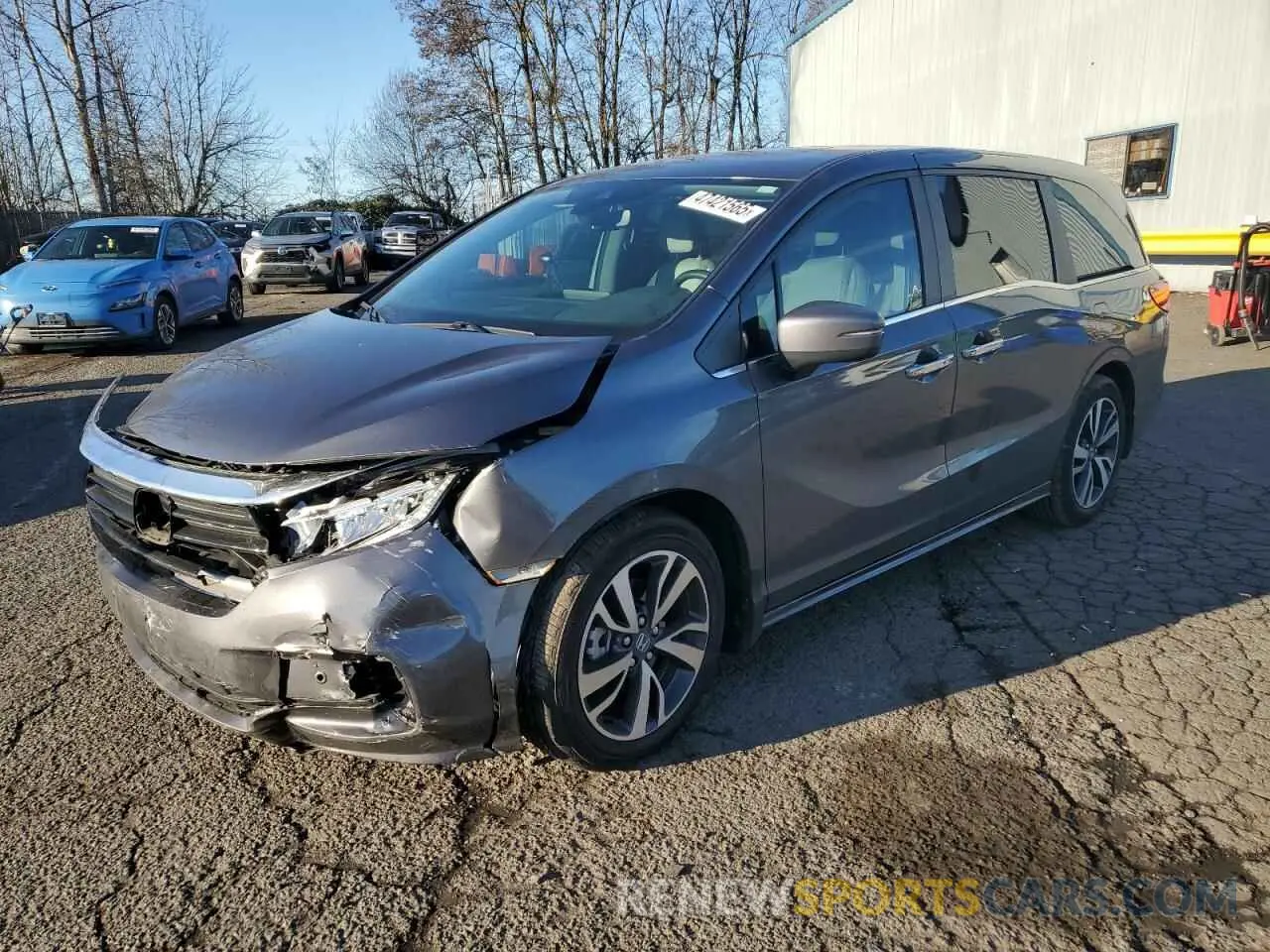1 Photograph of a damaged car 5FNRL6H88RB032186 HONDA ODYSSEY 2024