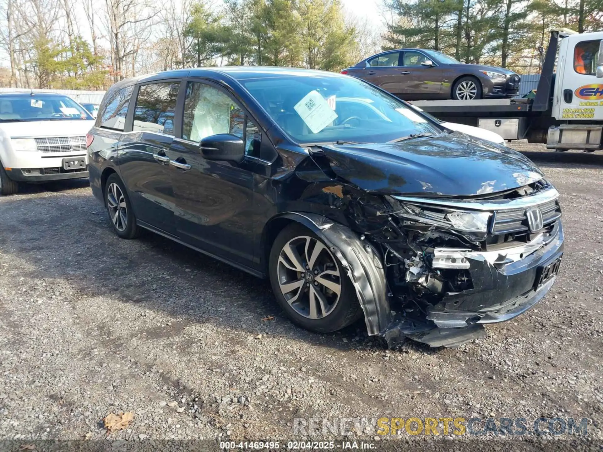 1 Photograph of a damaged car 5FNRL6H89RB042354 HONDA ODYSSEY 2024
