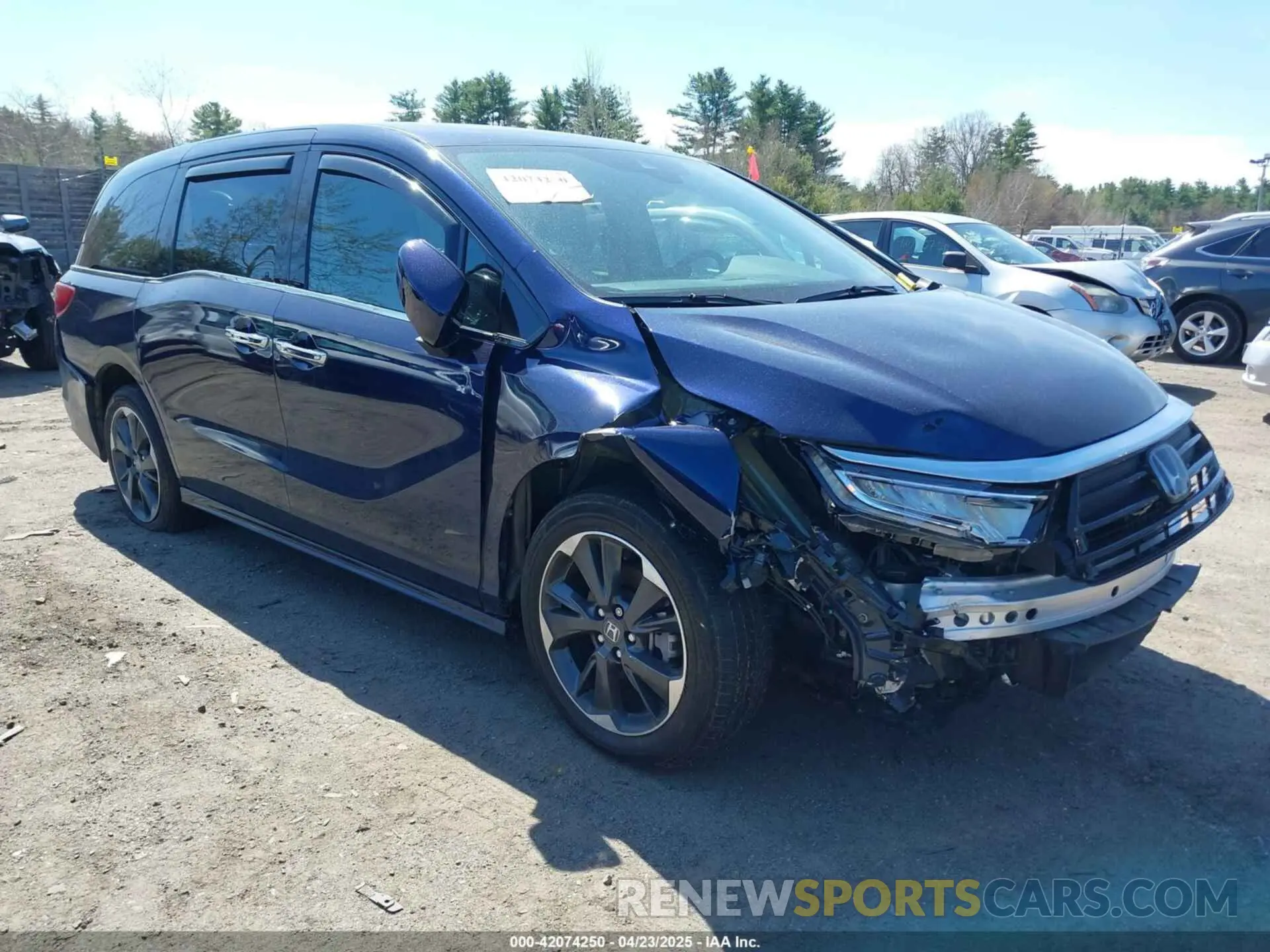 1 Photograph of a damaged car 5FNRL6H92RB037439 HONDA ODYSSEY 2024