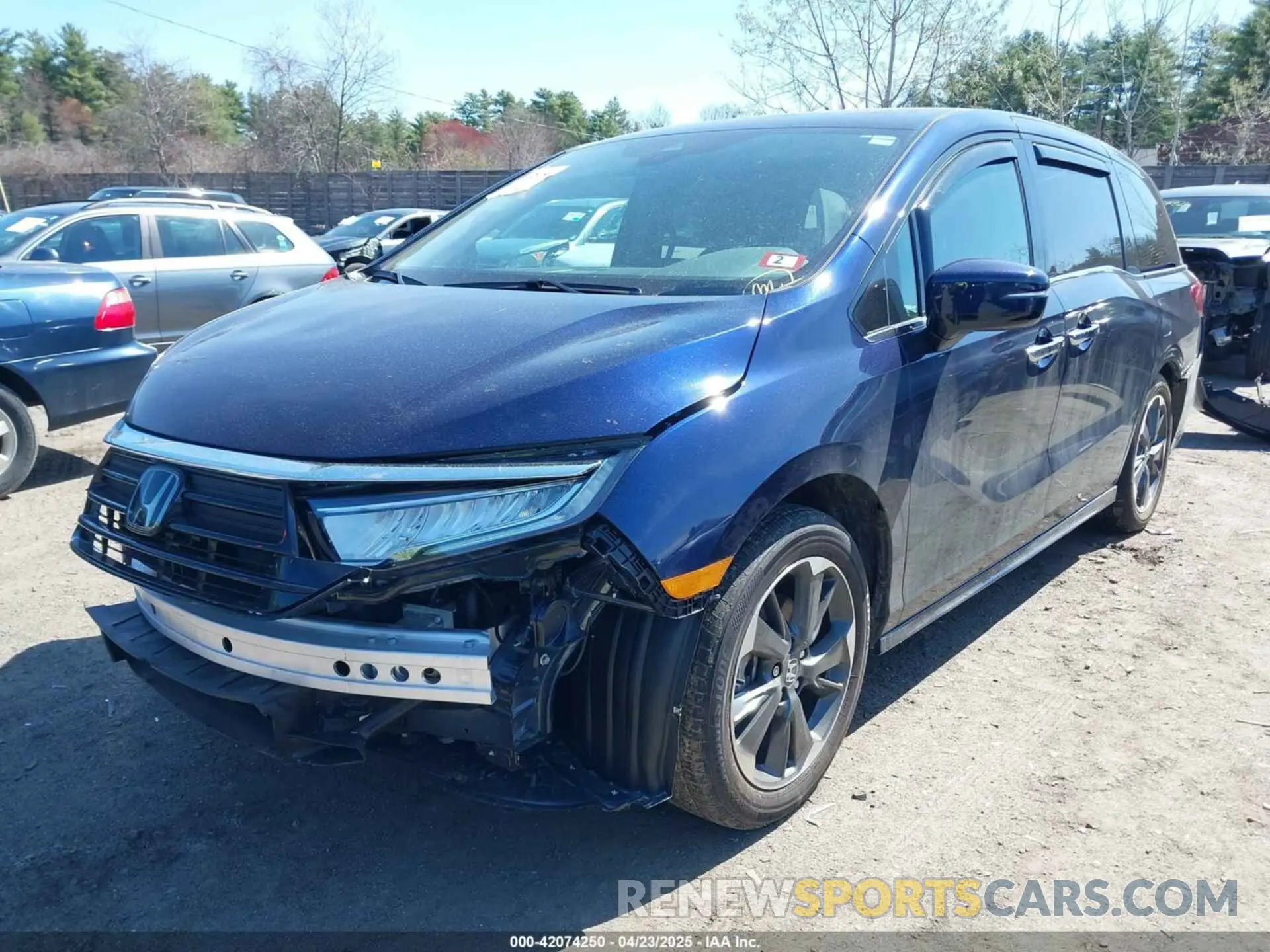 2 Photograph of a damaged car 5FNRL6H92RB037439 HONDA ODYSSEY 2024