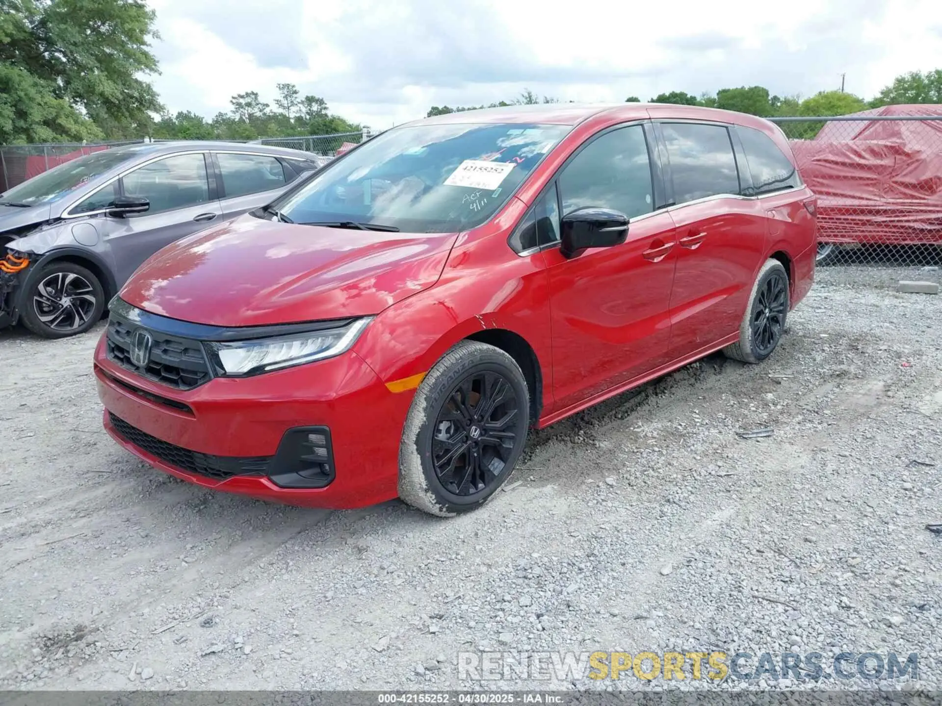 2 Photograph of a damaged car 5FNRL6H74SB050410 HONDA ODYSSEY 2025