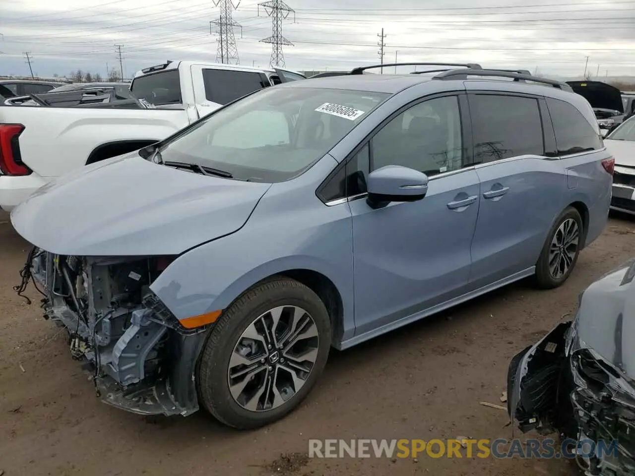1 Photograph of a damaged car 5FNRL6H94SB022639 HONDA ODYSSEY 2025