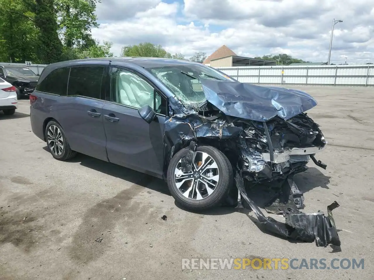 4 Photograph of a damaged car 5FNRL6H96SB053794 HONDA ODYSSEY 2025