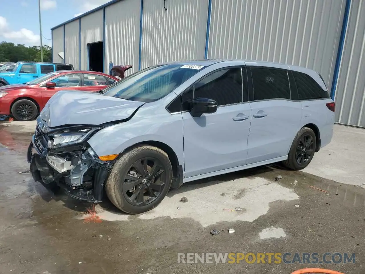 1 Photograph of a damaged car 5FNRL6H72PB074843 HONDA ODYSSEY SP 2023