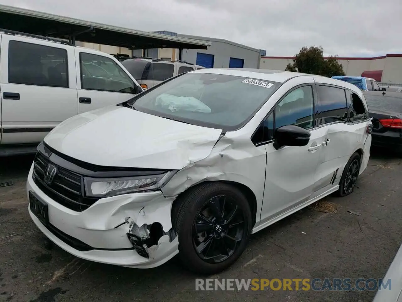 1 Photograph of a damaged car 5FNRL6H79PB039121 HONDA ODYSSEY SP 2023