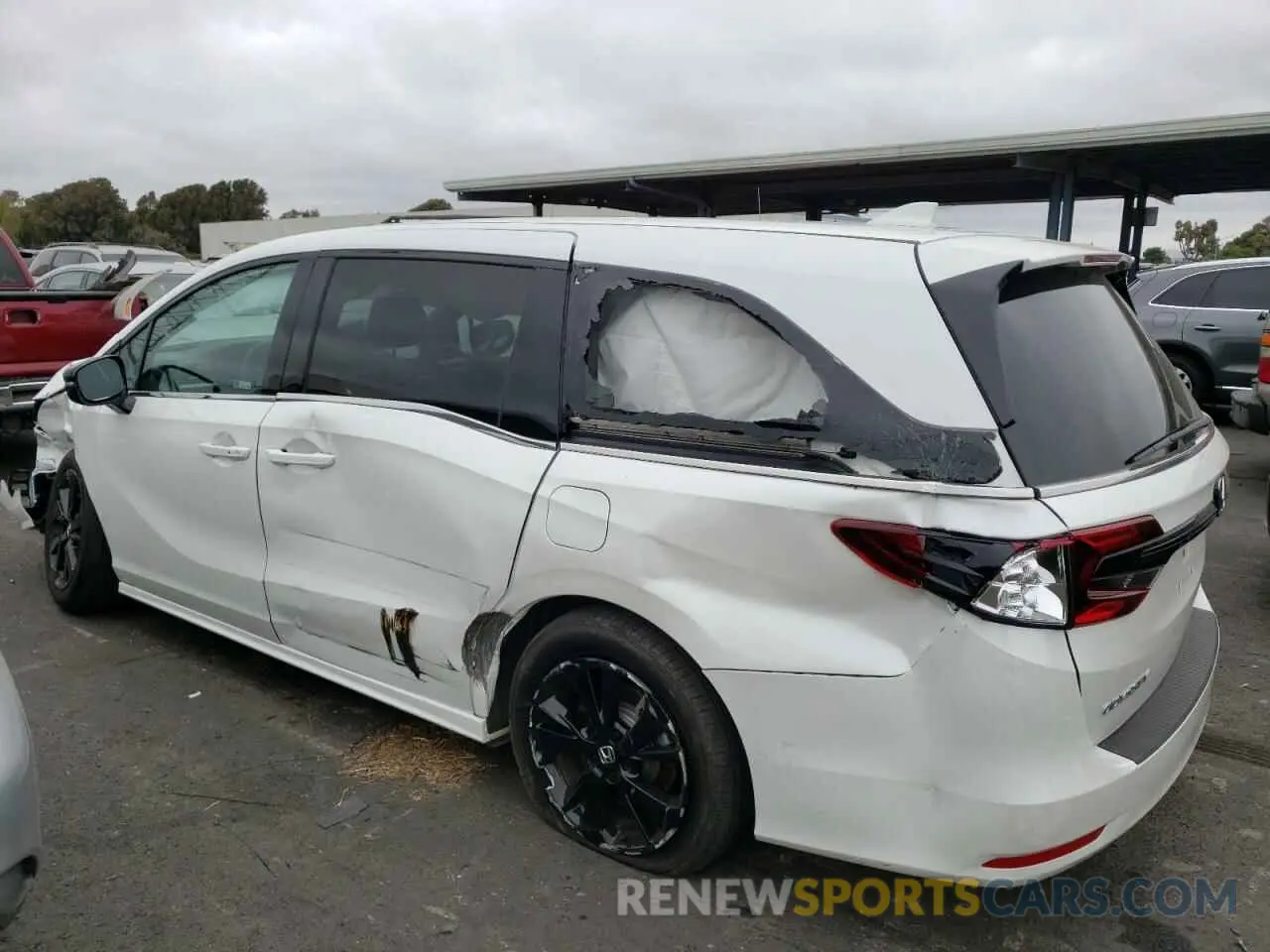 2 Photograph of a damaged car 5FNRL6H79PB039121 HONDA ODYSSEY SP 2023