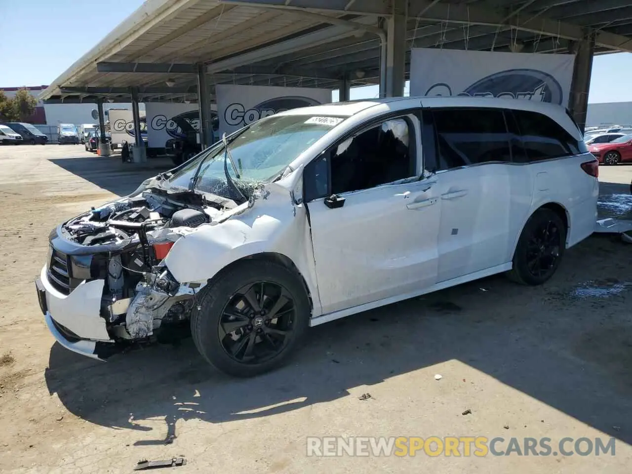 1 Photograph of a damaged car 5FNRL6H7XPB056154 HONDA ODYSSEY SP 2023