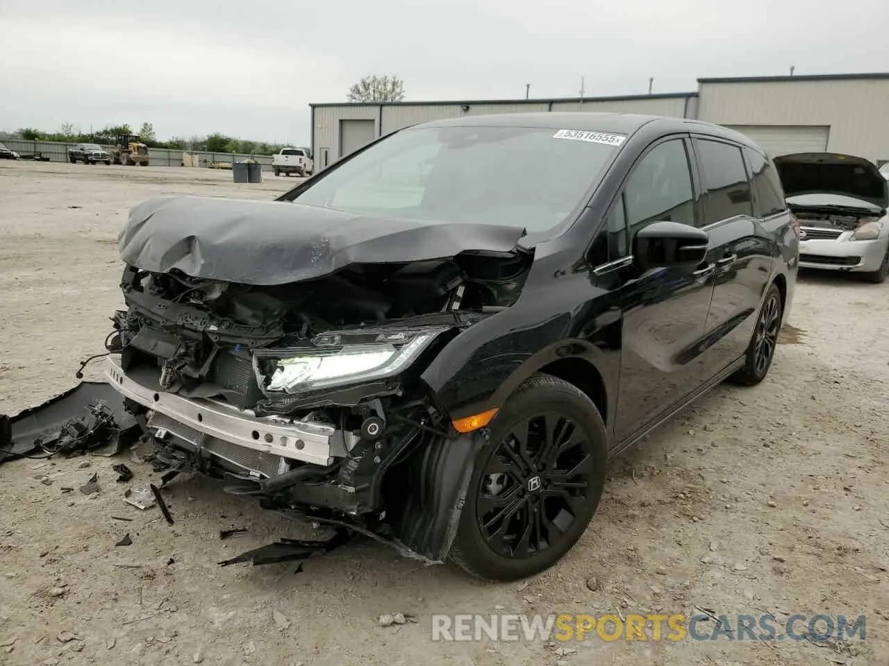 1 Photograph of a damaged car 5FNRL6H74SB037396 HONDA ODYSSEY SP 2025