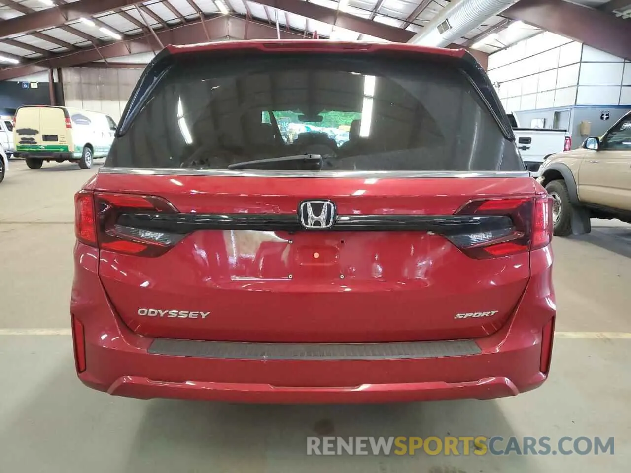 6 Photograph of a damaged car 5FNRL6H74SB057566 HONDA ODYSSEY SP 2025