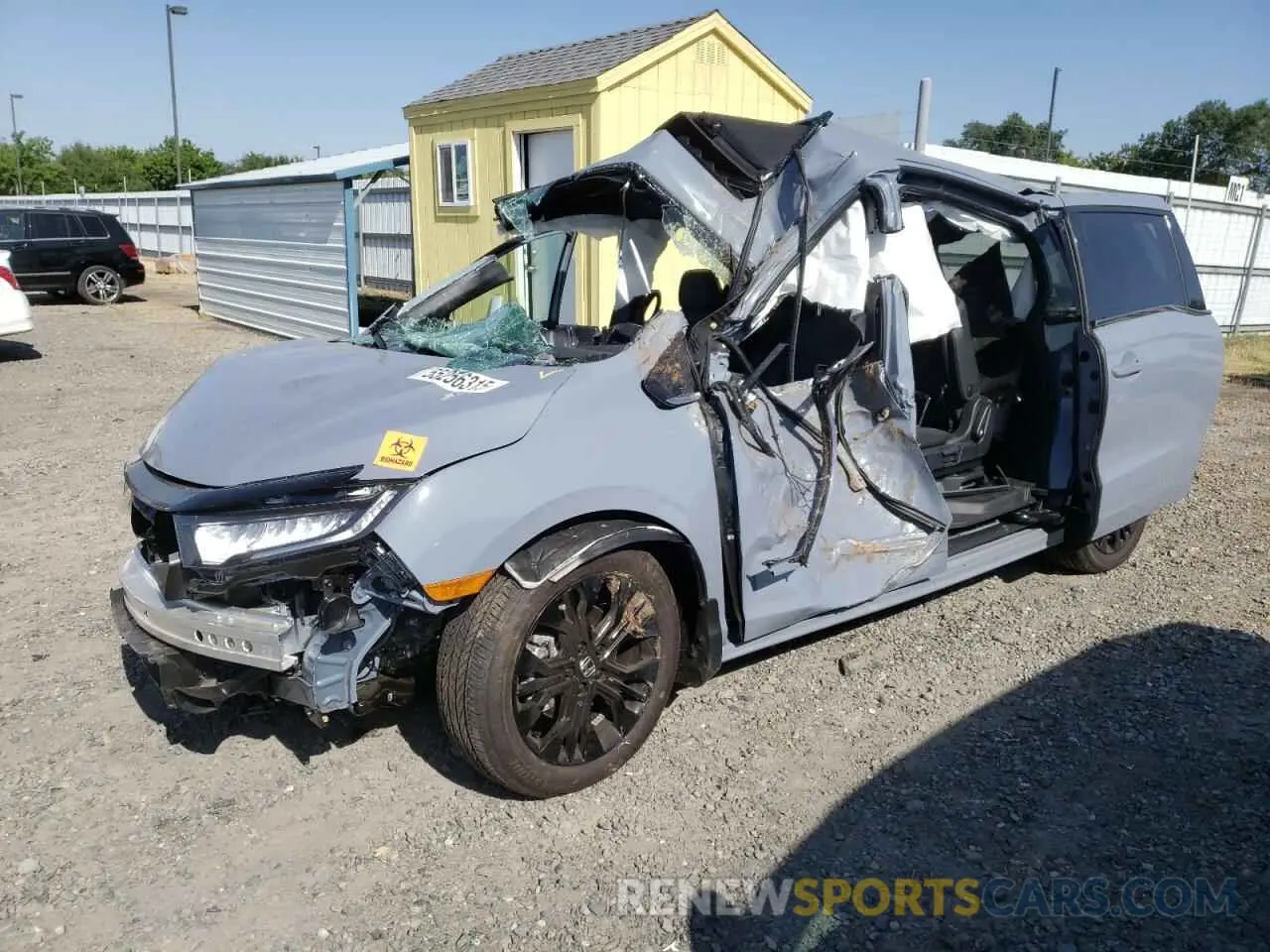 1 Photograph of a damaged car 5FNRL6H78SB023145 HONDA ODYSSEY SP 2025