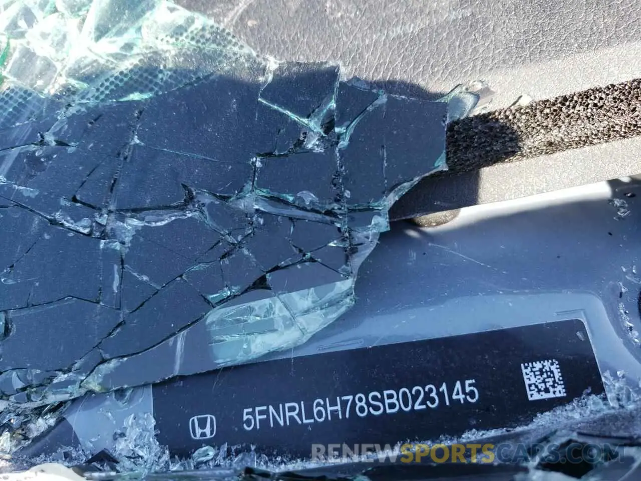 13 Photograph of a damaged car 5FNRL6H78SB023145 HONDA ODYSSEY SP 2025