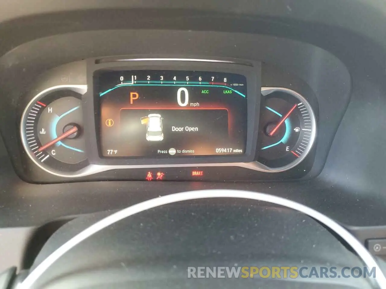 9 Photograph of a damaged car 5FNYF7H58KB003906 HONDA PASSPORT 2019