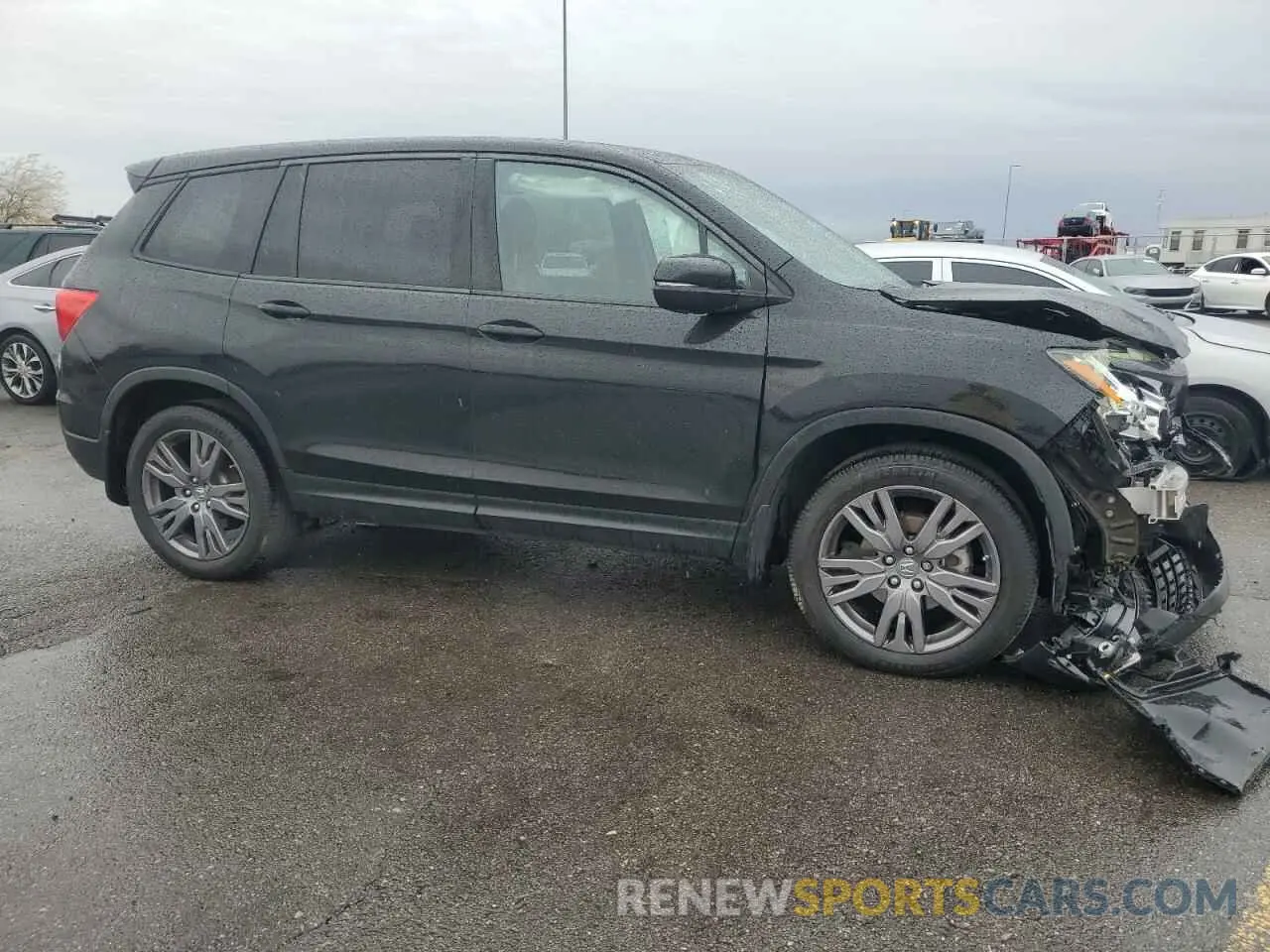 4 Photograph of a damaged car 5FNYF7H5XKB010436 HONDA PASSPORT 2019