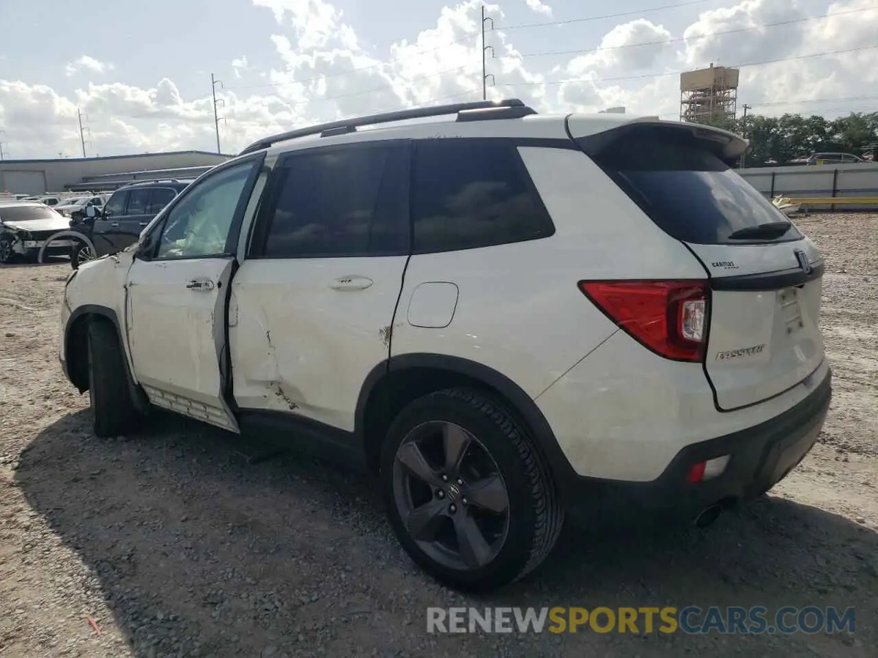 2 Photograph of a damaged car 5FNYF7H99KB001259 HONDA PASSPORT 2019
